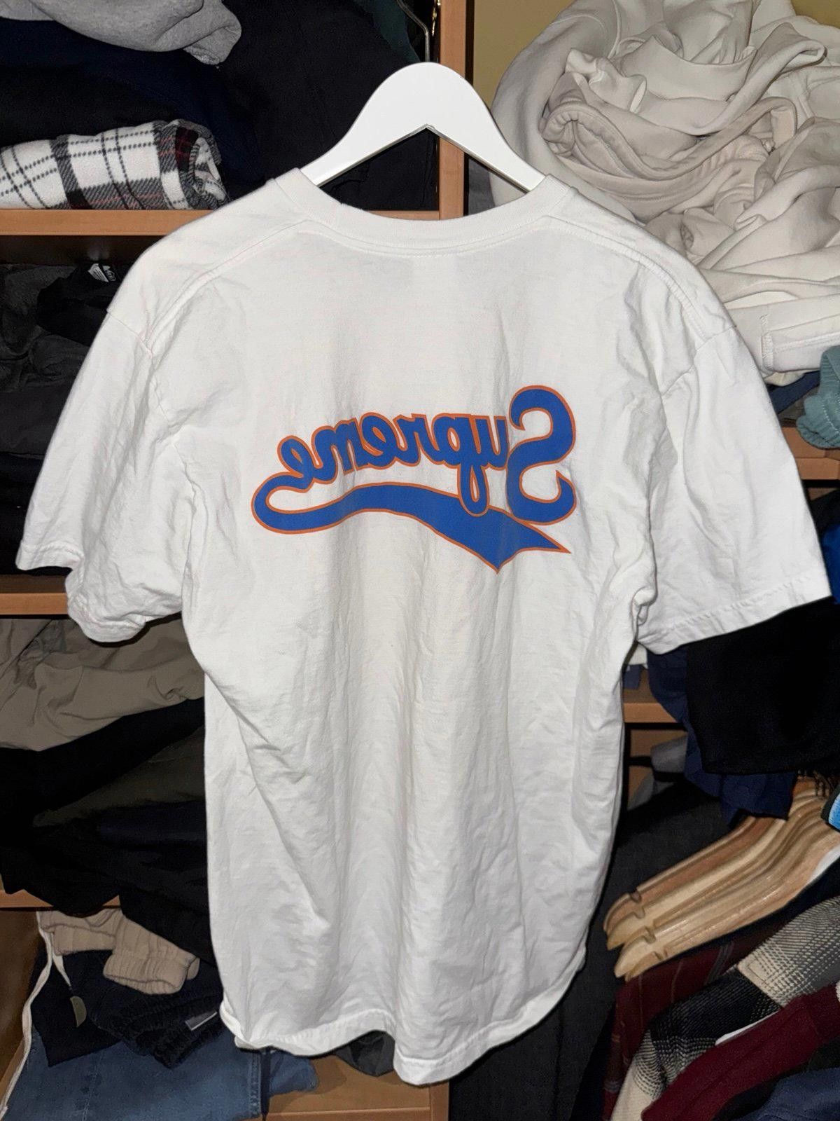 Supreme Supreme Backwards Spellout T-Shirt White Sz L Auth Rare Size US L / EU 52-54 / 3 - 2 Thumbnail