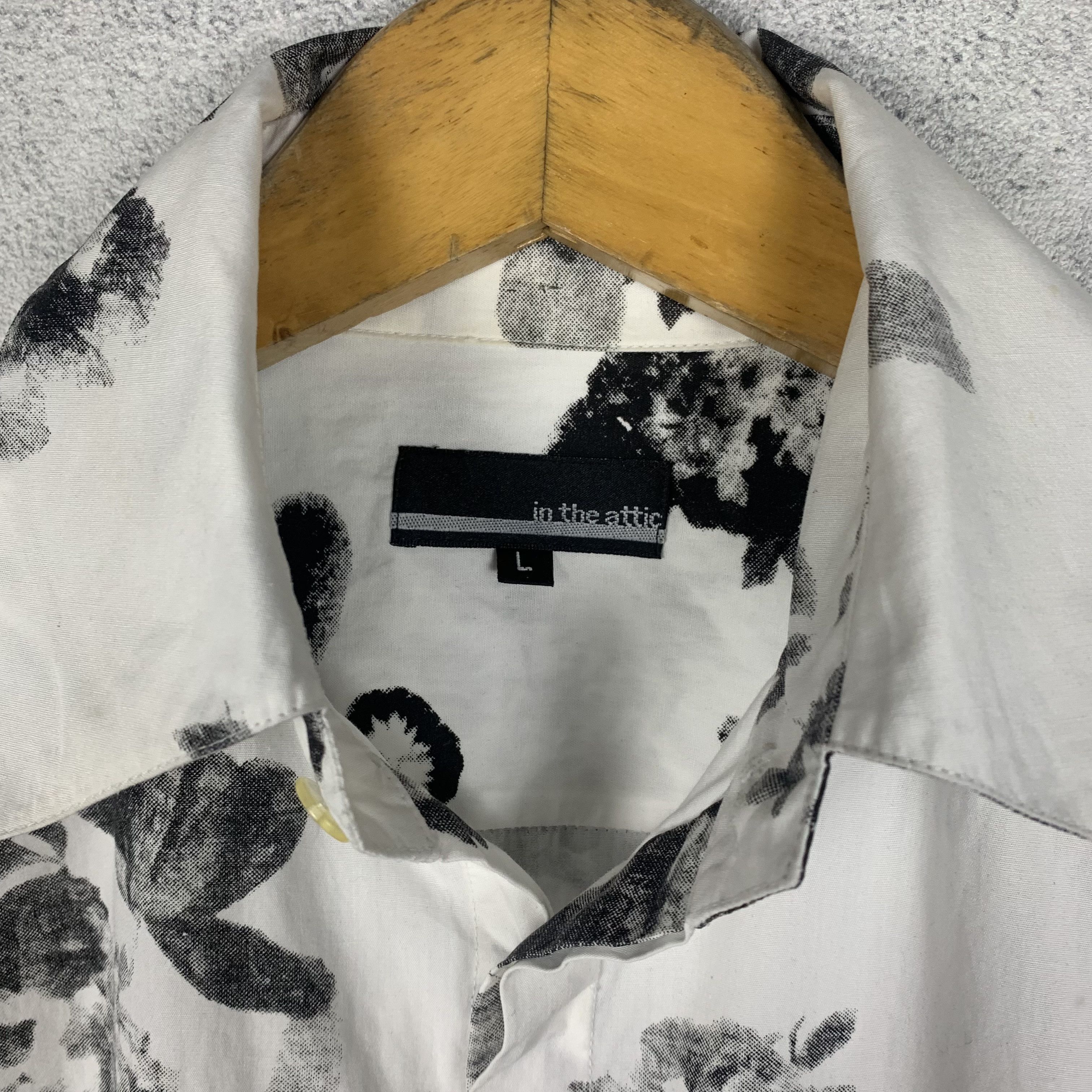 Japanese Brand Dramatic Metamorphose IN THE ATTIC Shirt Poem Anarchy Opium Size US L / EU 52-54 / 3 - 7 Thumbnail