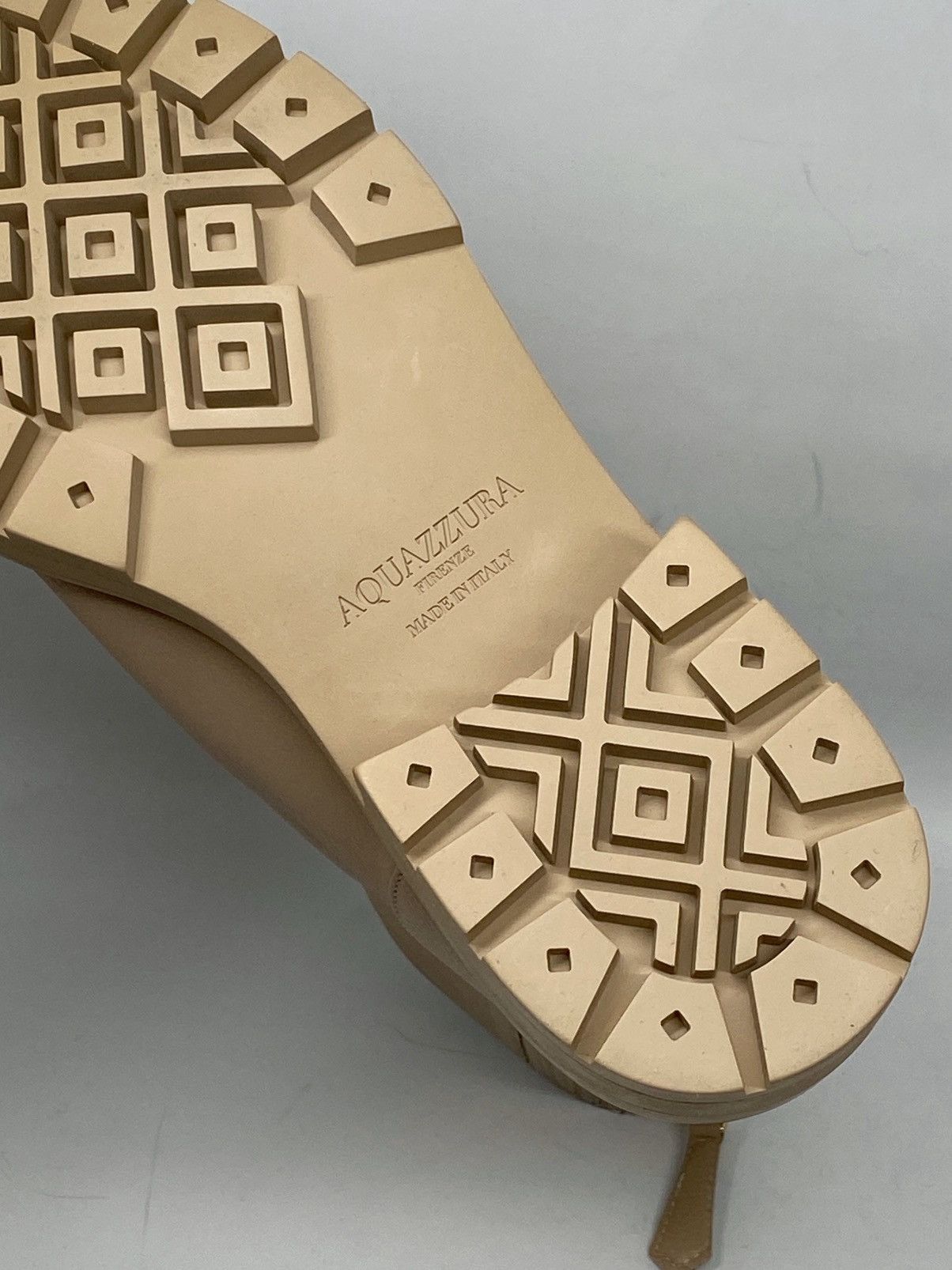 Aquazzura Aquazzura Saint Honore Leather Combat Booties size 40 Size US 10 / IT 40 - 15 Thumbnail