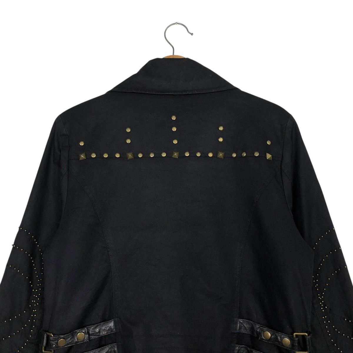 Vintage 🔥BONDAGE BIKER JACKET PUNK STYLE CHEEKY ITALY ISSEY MIYAKE Size US M / EU 48-50 / 2 - 11 Thumbnail
