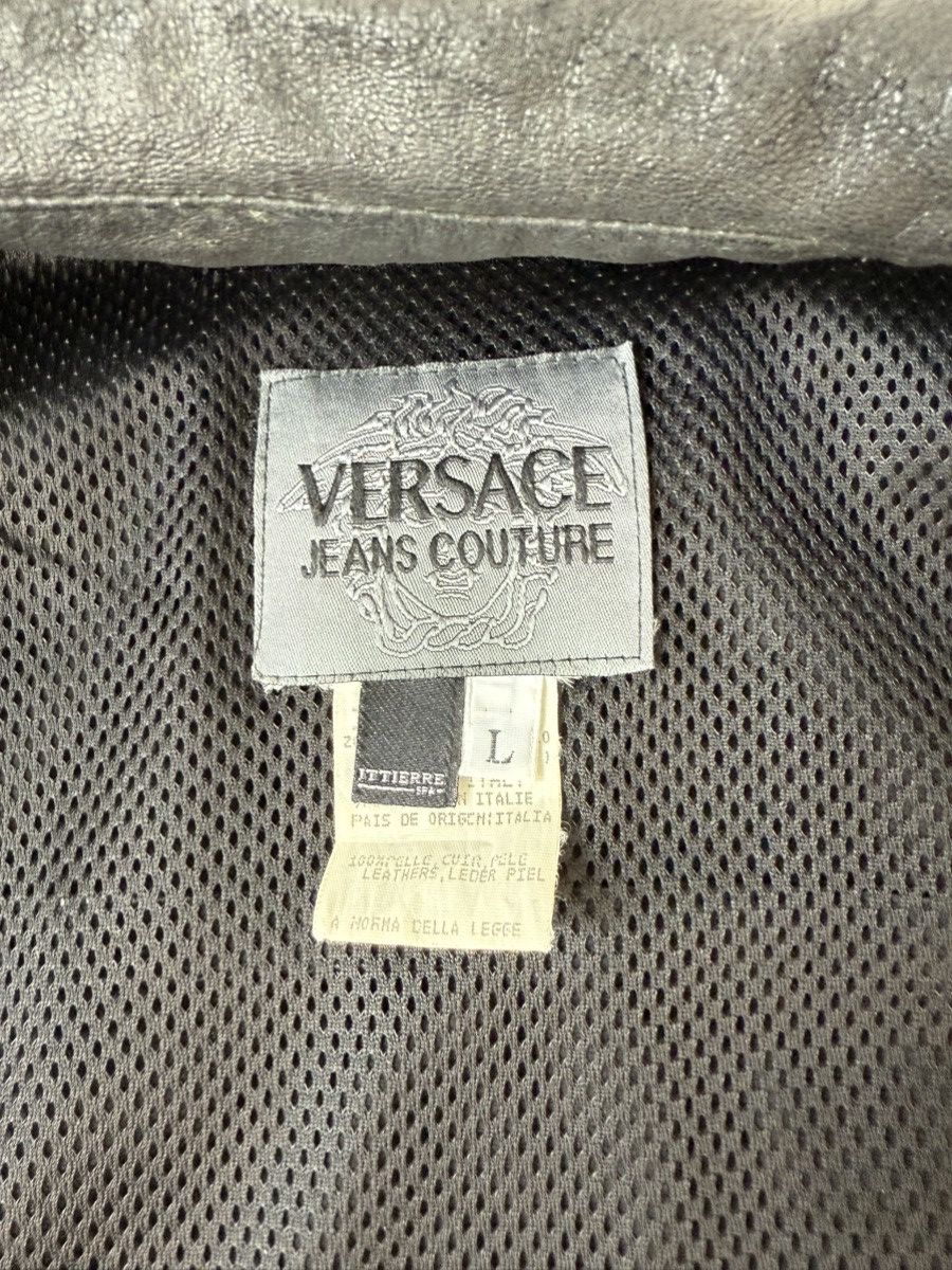 Versace × Versace Jeans Couture Versace Vintage leather Shirt Jacket Size US L / EU 52-54 / 3 - 9 Thumbnail