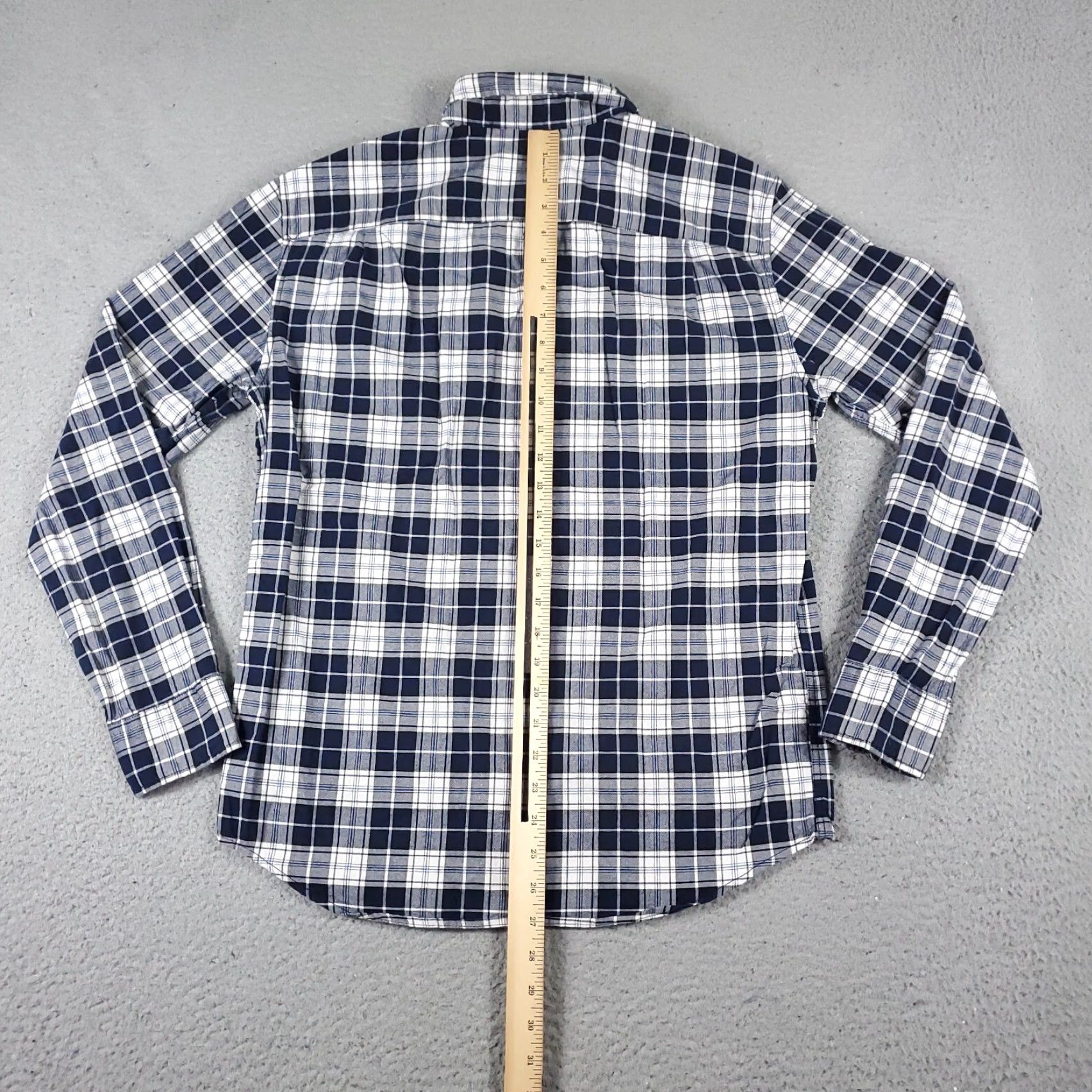 American Eagle Outfitters American Eagle Shirt Mens Small Blue Plaid Button Up Long Sleeve Size US S / EU 44-46 / 1 - 4 Thumbnail