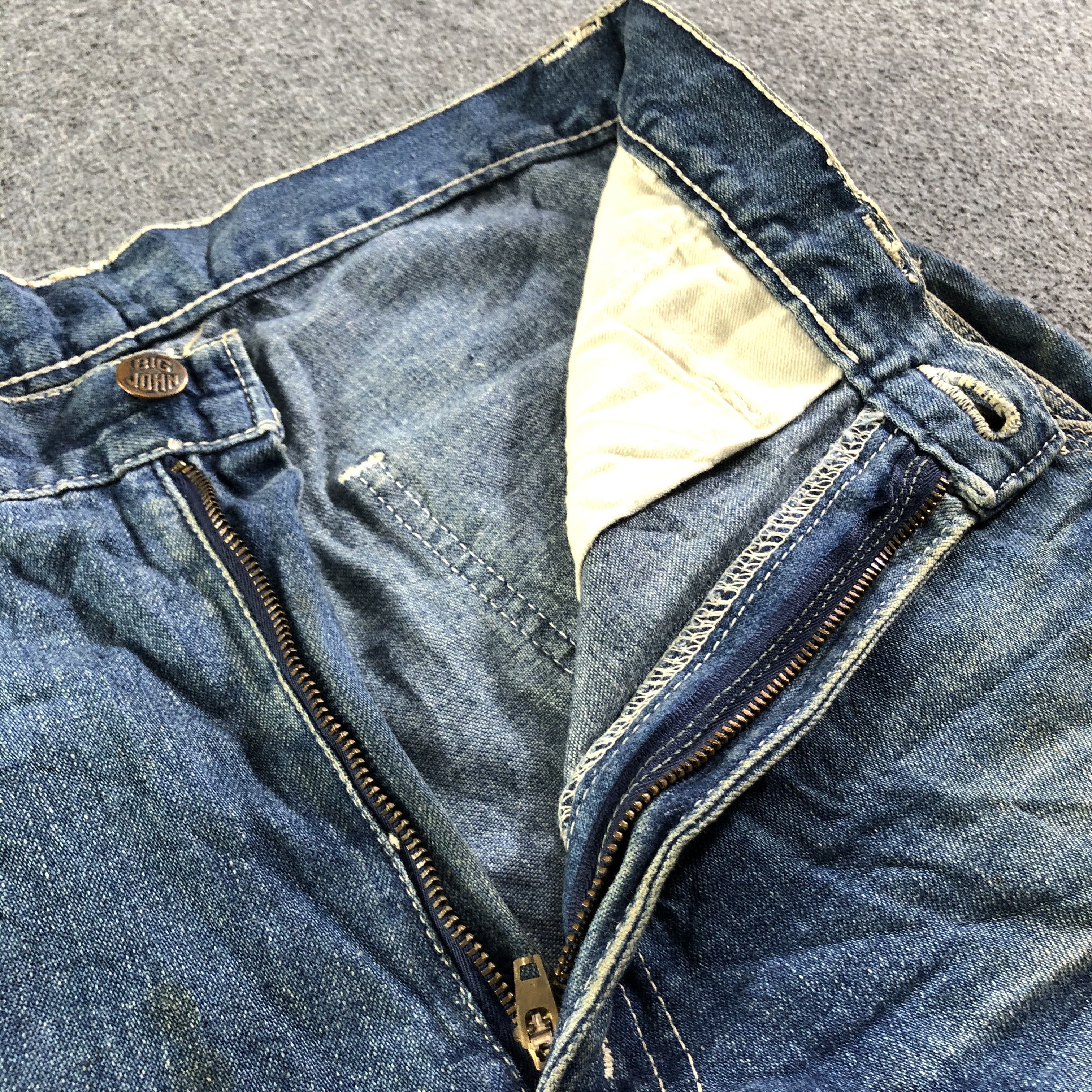 Big John Vintage Blue Wash Big John Jeans-J3889 Size US 29 - 8 Thumbnail