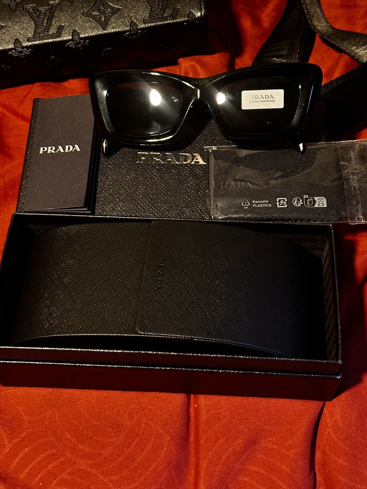 image of Prada Eyewear (Prada Symbol) in Black, Men's