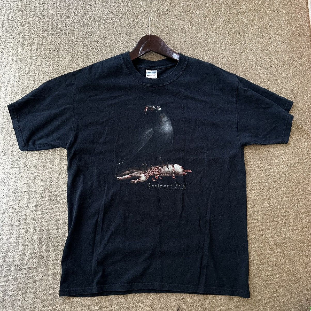 00s resident evil crow vintage tシャツ Anime × Playstation × Vintage Vintage Resident Evil Crow Flesh