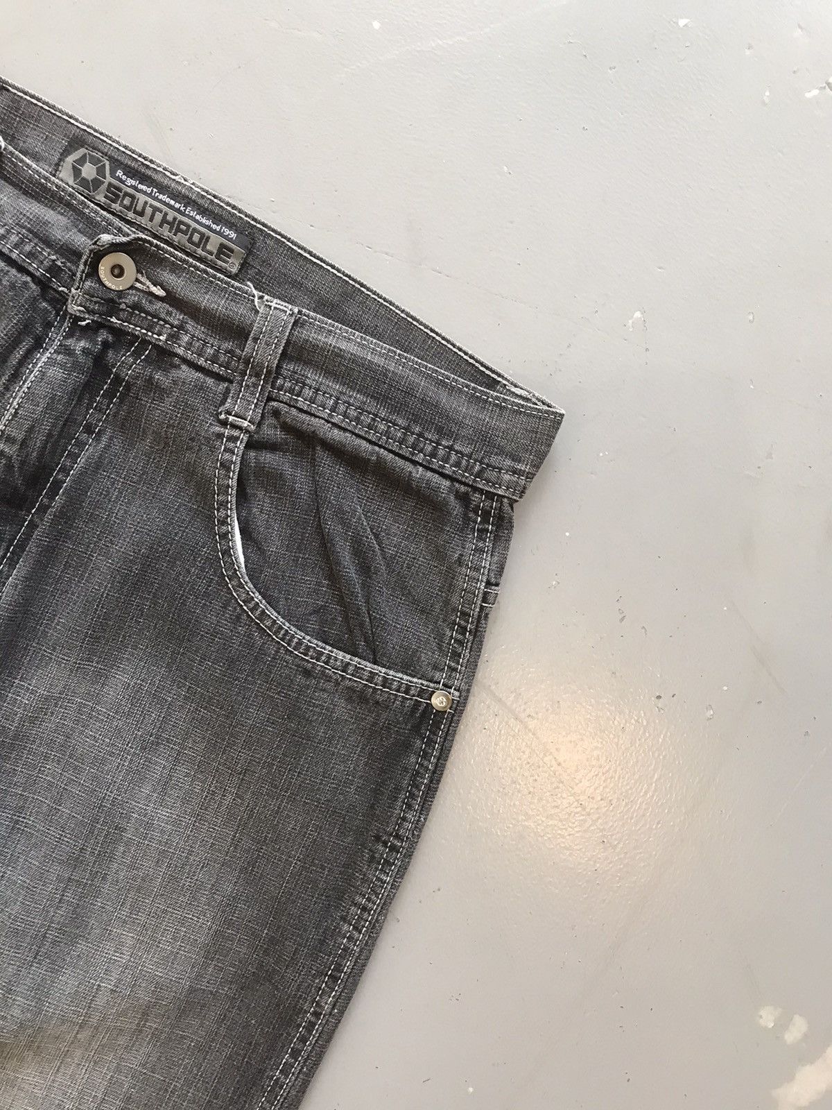 Southpole × Vintage Vintage Southpole brown tab denim Size US 34 / EU 50 - 6 Thumbnail