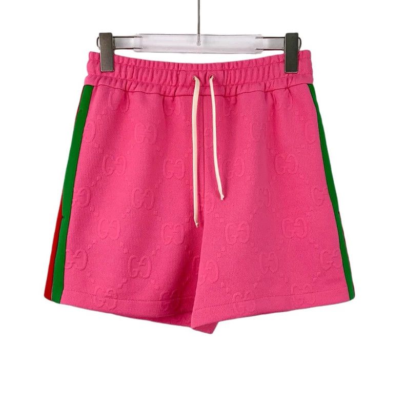 Gucci Gucci SizeXS Pink logo embossed drawstring casual shorts Size 25" / US 0 / IT 36 - 1 Thumbnail