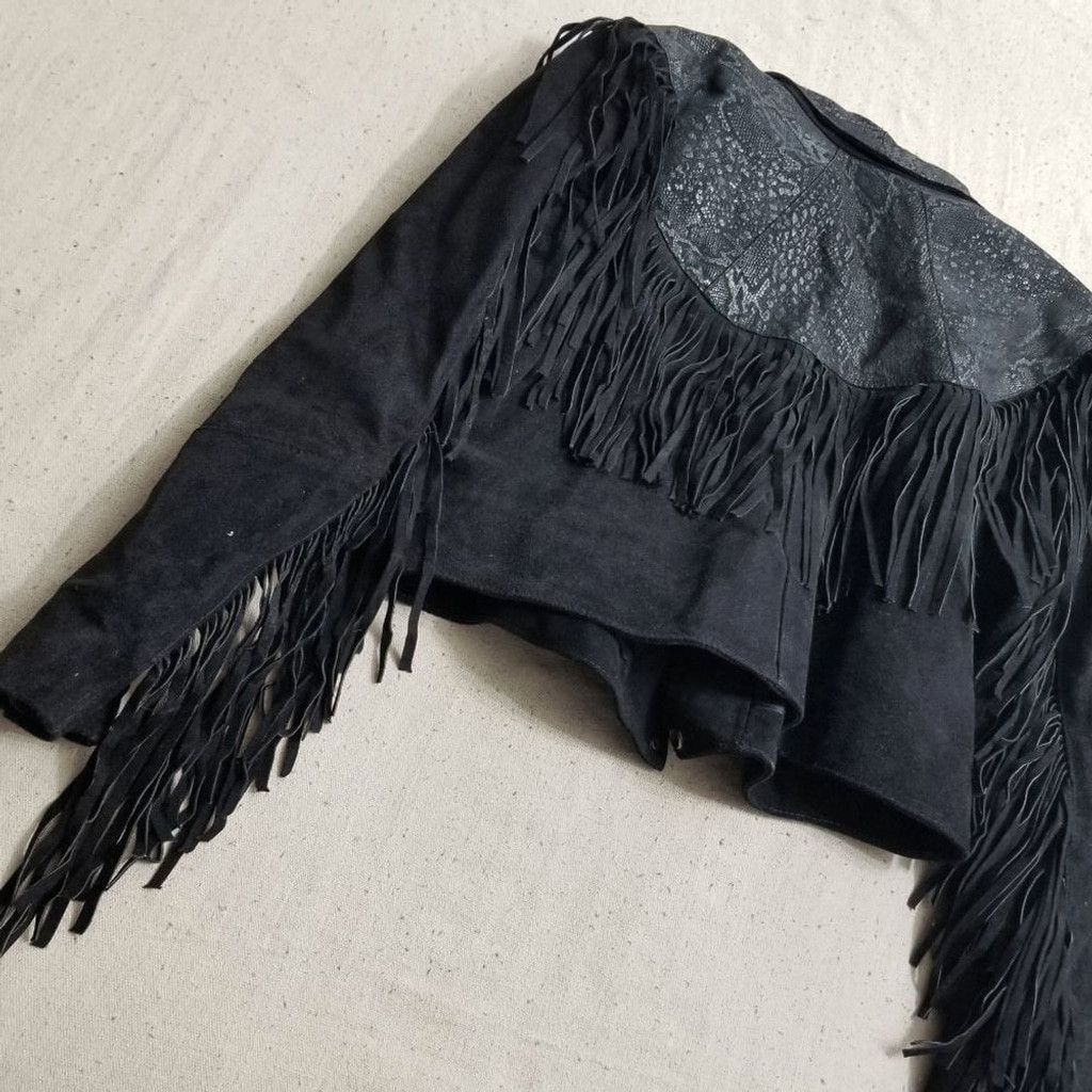 M. Julian M. Julian vintage fringe leather jacket sz L Size L / US 10 / IT 46 - 7 Thumbnail