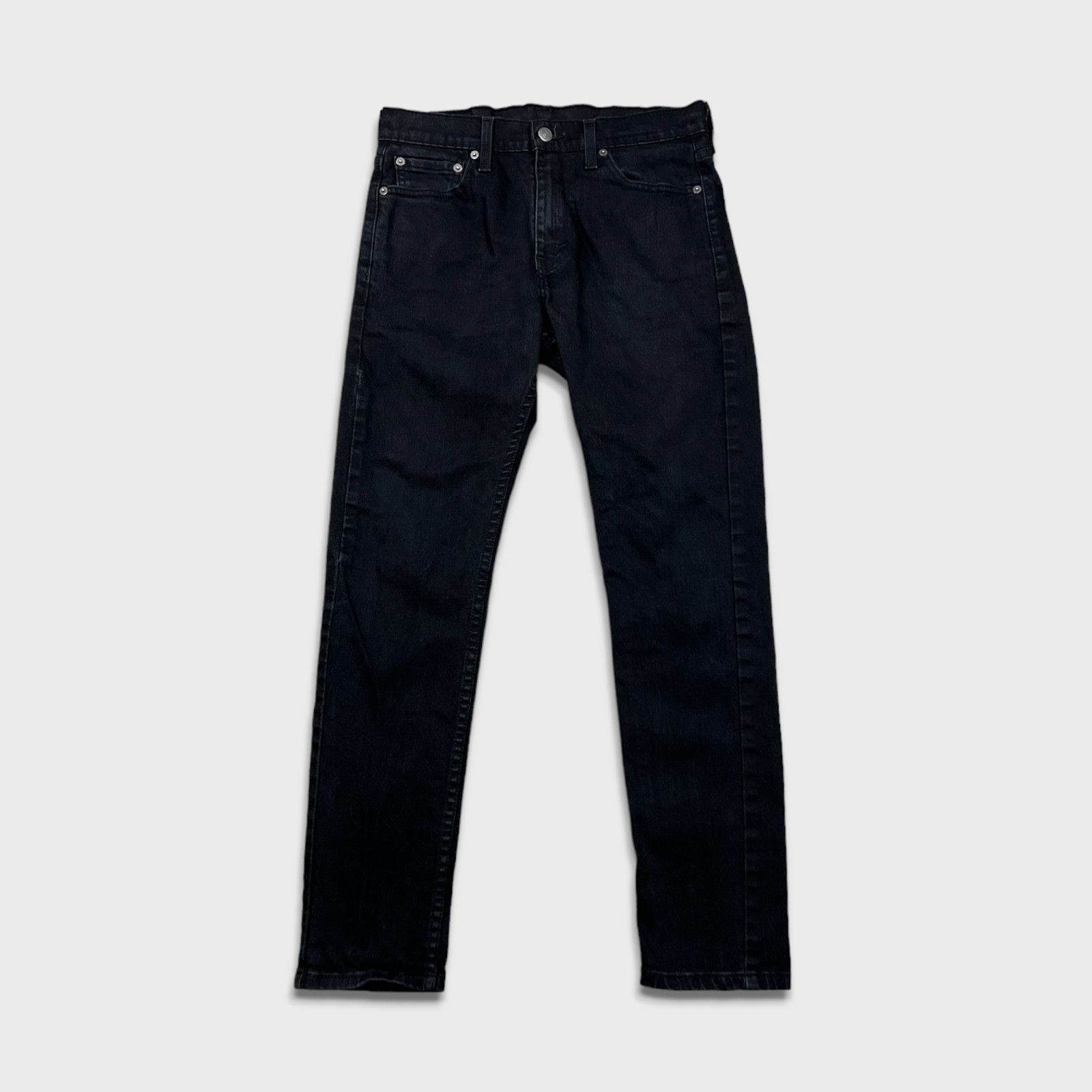 Levi's × Vintage Levi's 510 Jeans Mens 30x30 Black Skinny Fit Slim Dark Denim Size US 30 / EU 46 - 1 Thumbnail