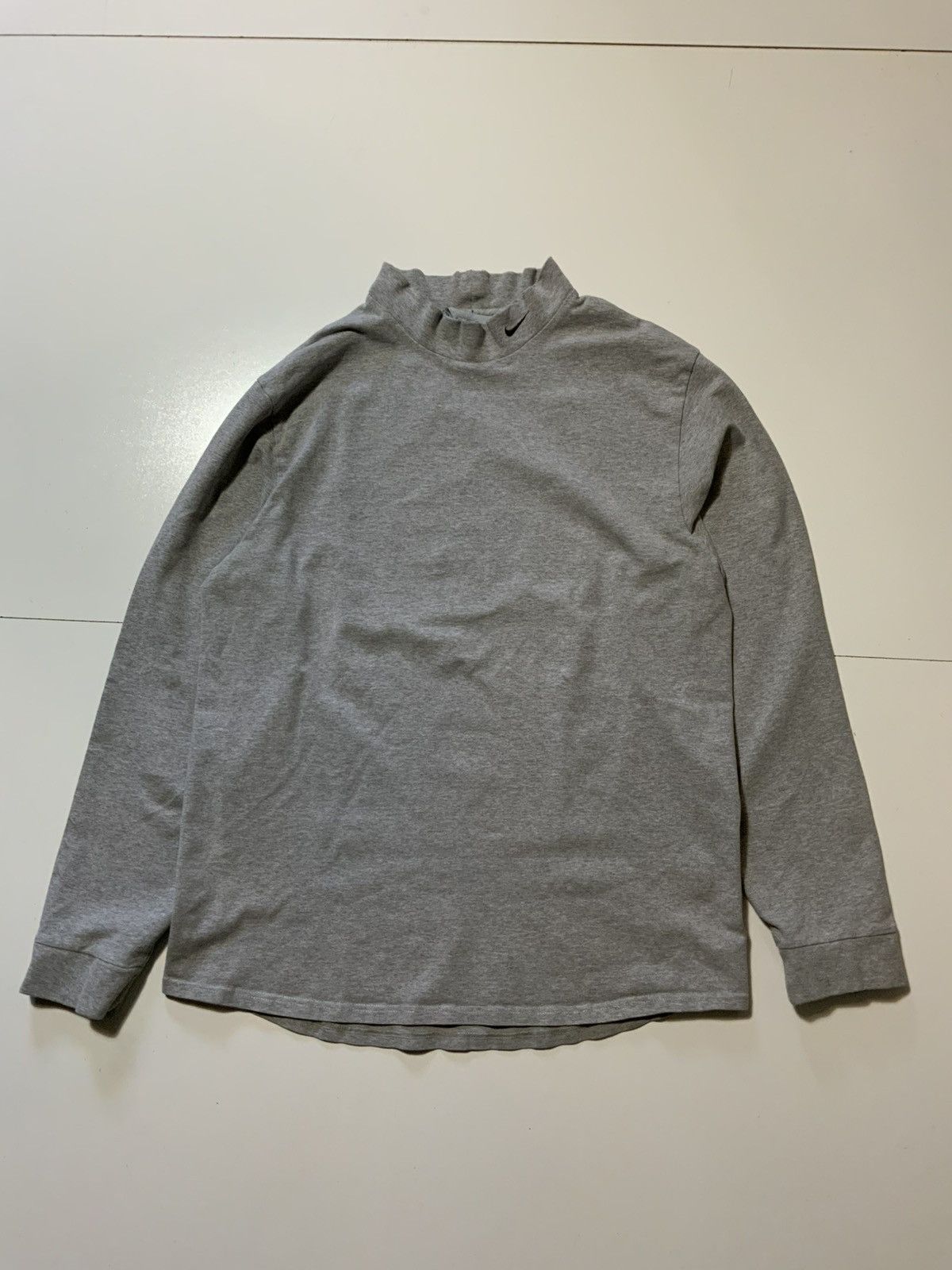 Nike Vintage Y2K Nike Sportswear Mock Neck Swoosh L/S T-Shirt Size US M / EU 48-50 / 2 - 1 Thumbnail