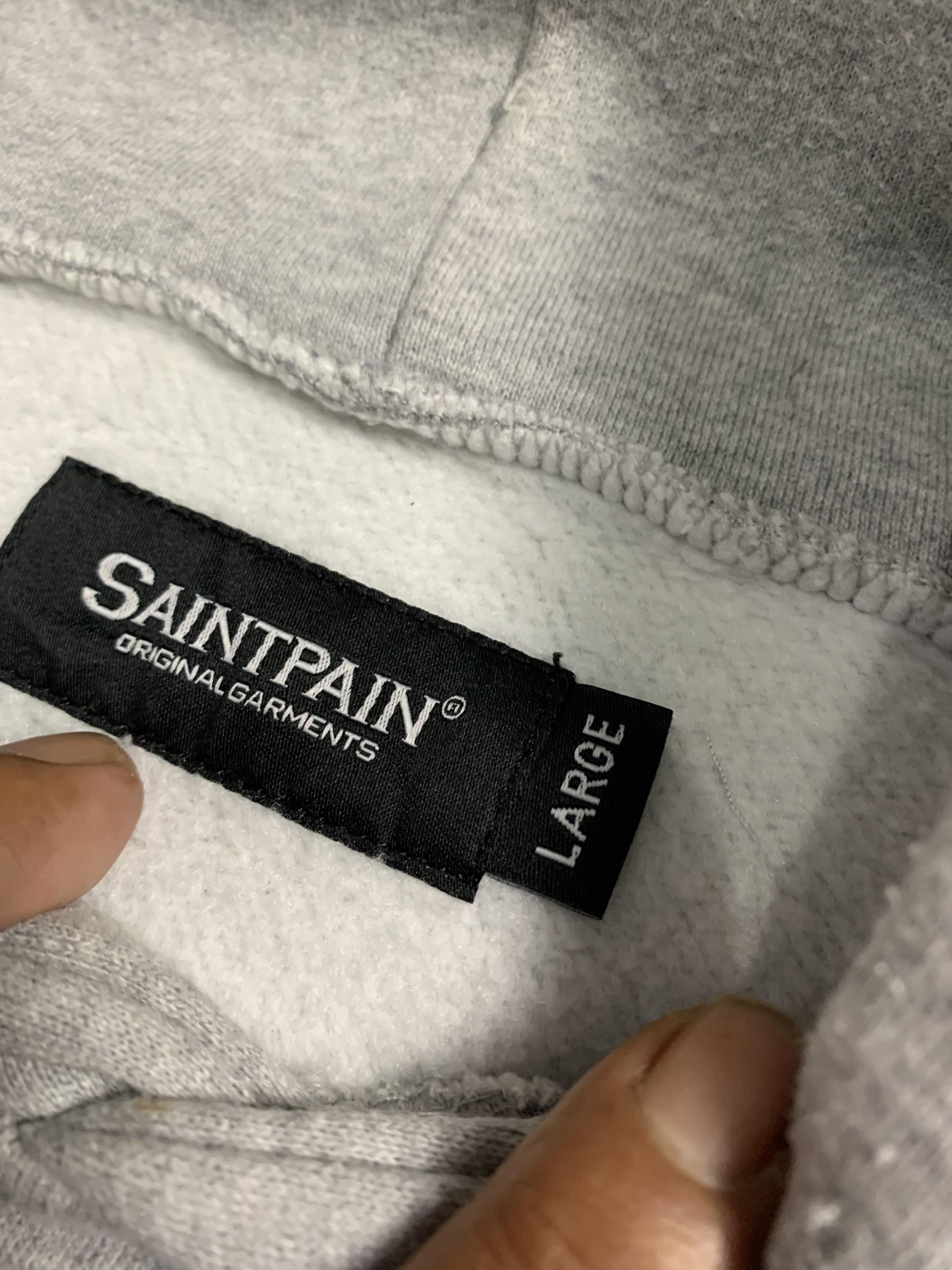 Japanese Brand Saint Paint Hoodie Off White Essentials Style Size US L / EU 52-54 / 3 - 4 Thumbnail