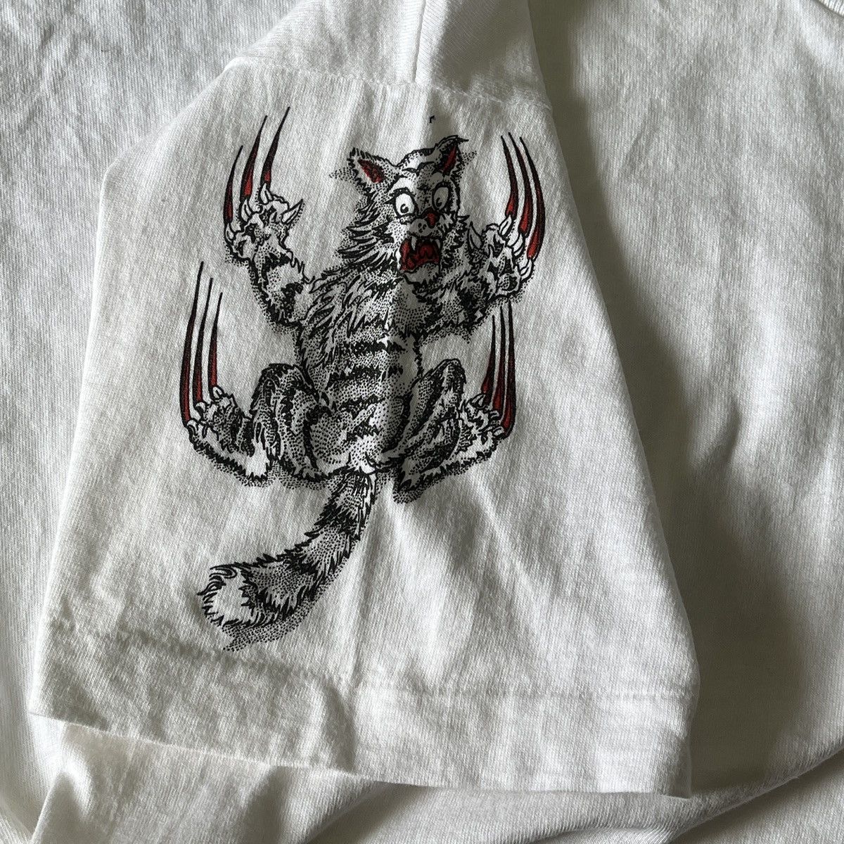 Vintage Rare Vintage 80 PUNX Not Dead TShirt Claws & Devil Size US M / EU 48-50 / 2 - 17 Thumbnail