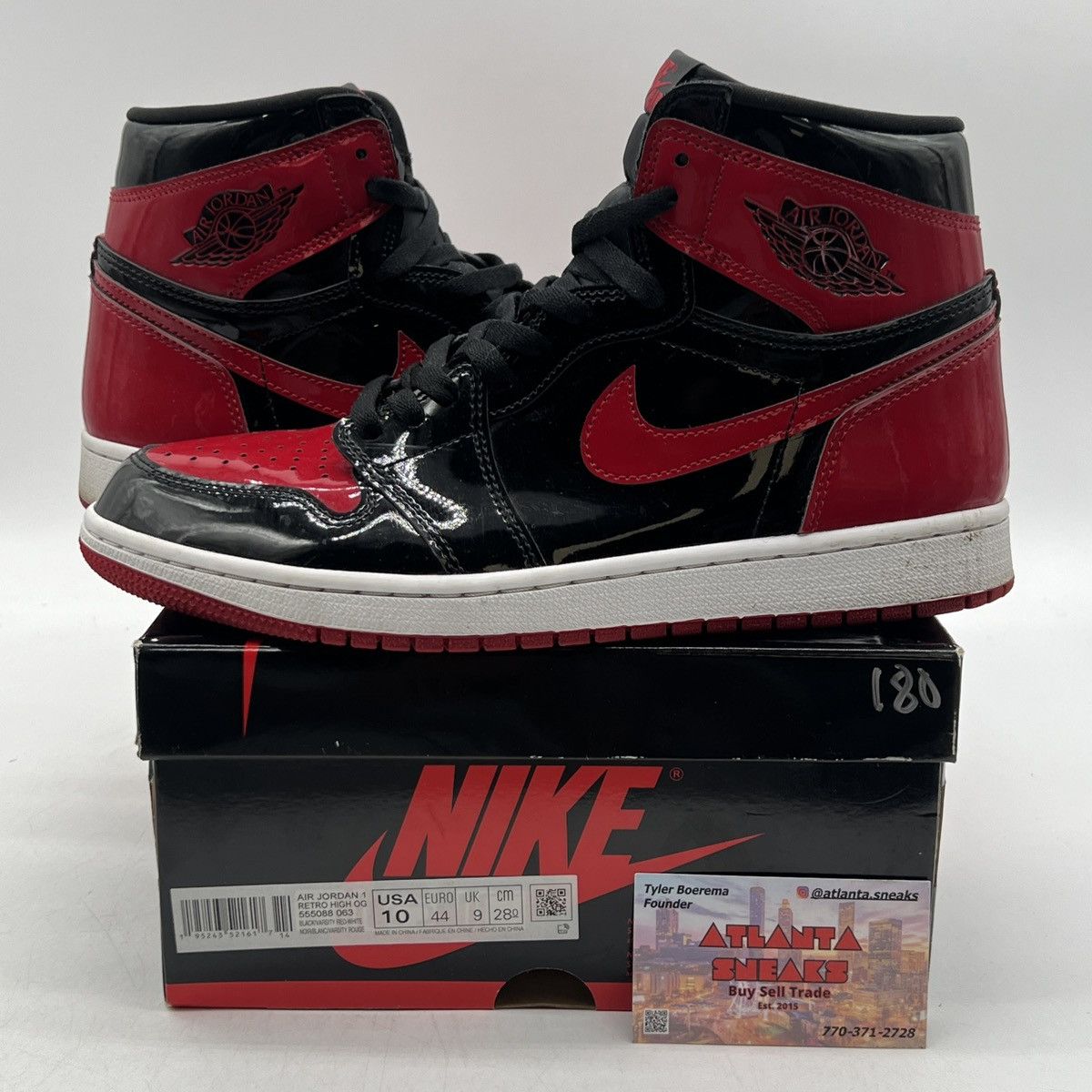 Nike Air Jordan 1 high bred Size US 10 / EU 43 - 1 Thumbnail