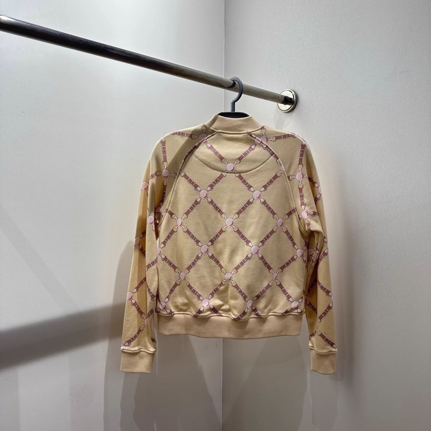 Hermes Hermes jan510 geo beige zipped jacket 36 women's cotton Size XS / US 0-2 / IT 36-38 - 2 Thumbnail