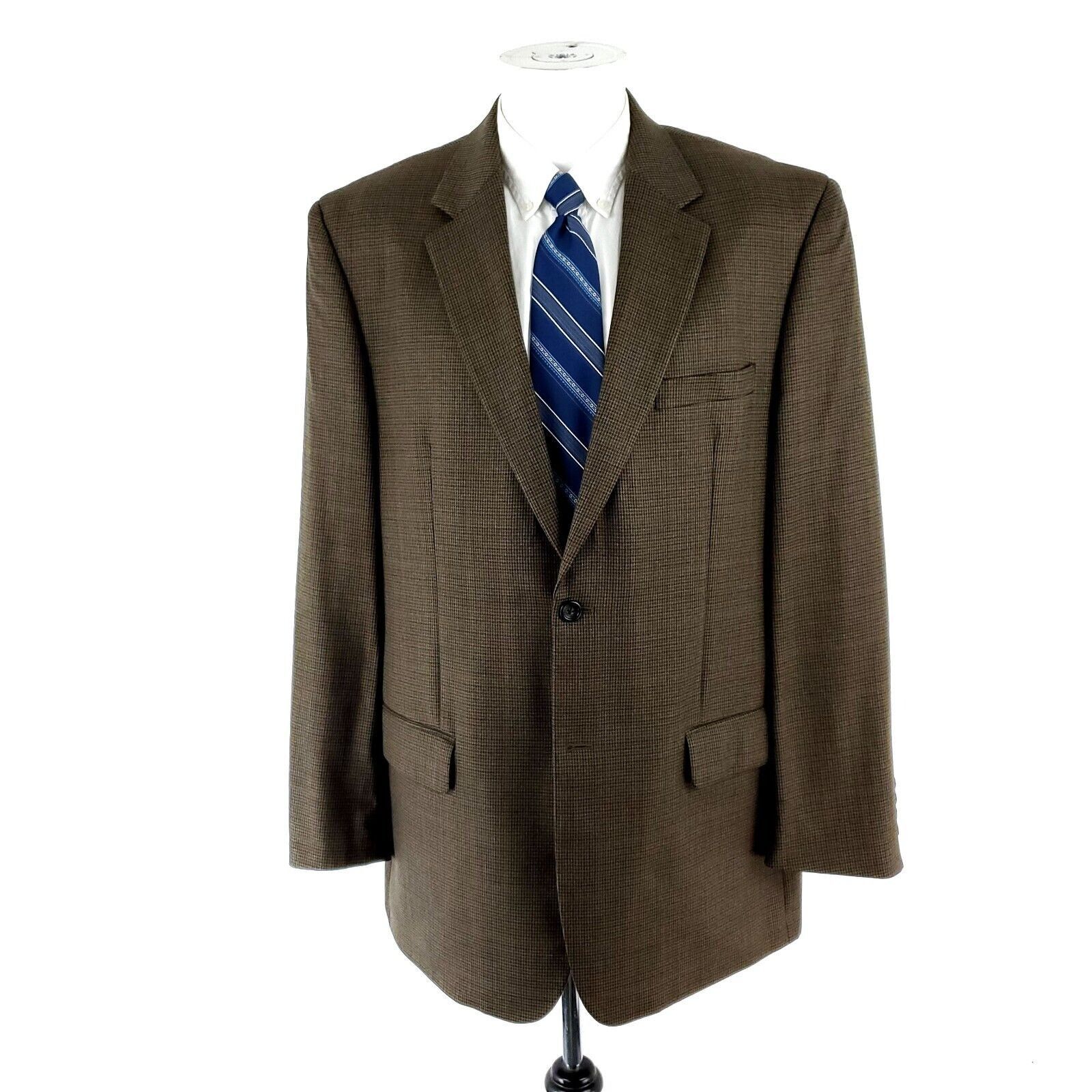 Pronto Uomo Pronto Uomo Wool 2 Button Sport Coat 44L Or Slim Fit 46L Bro Size 44L - 3 Thumbnail
