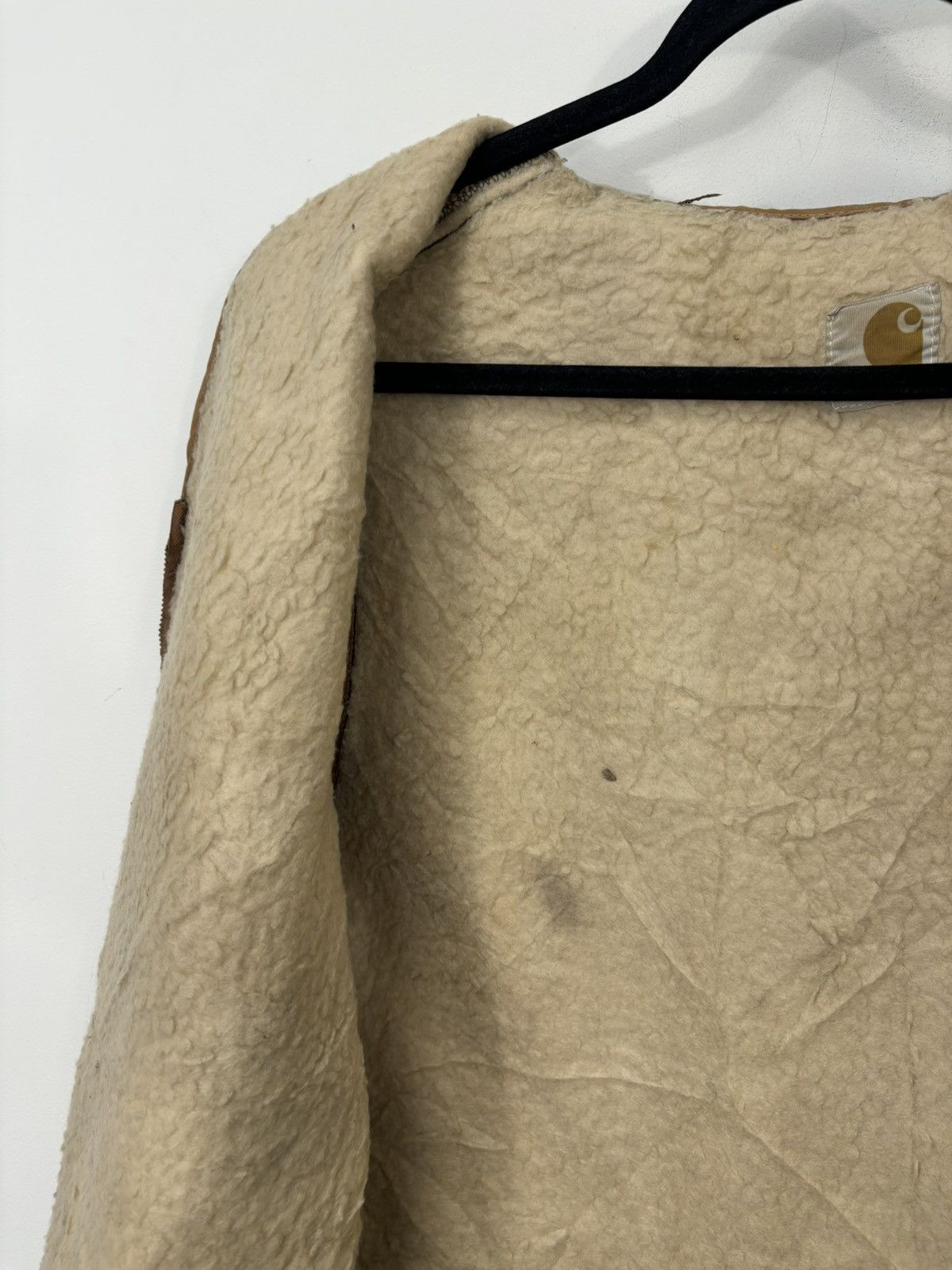 Carhartt Vintage 70s Carhartt Skeleton Bones Custom Sherpa Vest Size US M / EU 48-50 / 2 - 8 Thumbnail