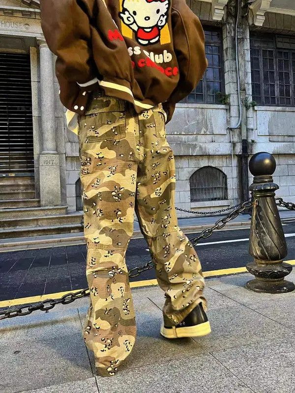 VIBE Retro desert camouflage paratrooper casual overalls trousers Size US 32 / EU 48 - 5 Thumbnail
