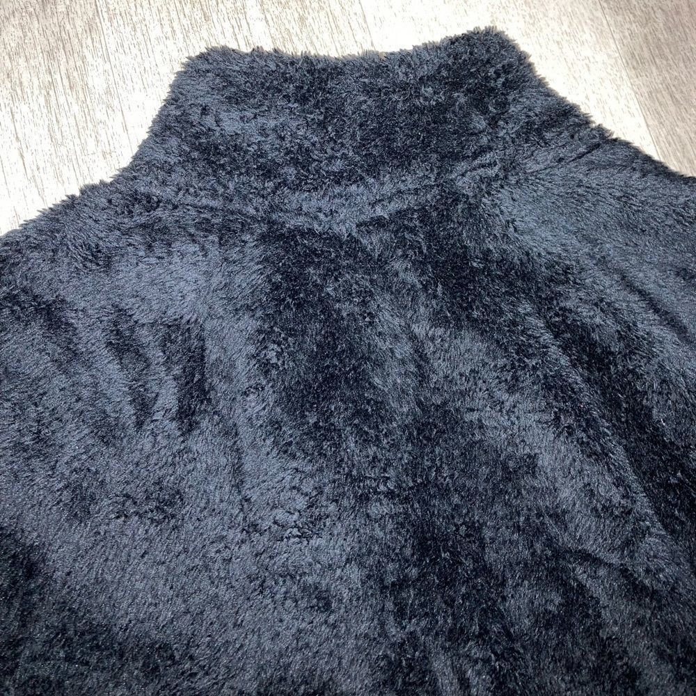 Calvin Klein Calvin Klein Performance, Black Cropped Sherpa Fleece 1/4 Zi Size XXL / US 16-18 / IT 52-54 - 2 Thumbnail