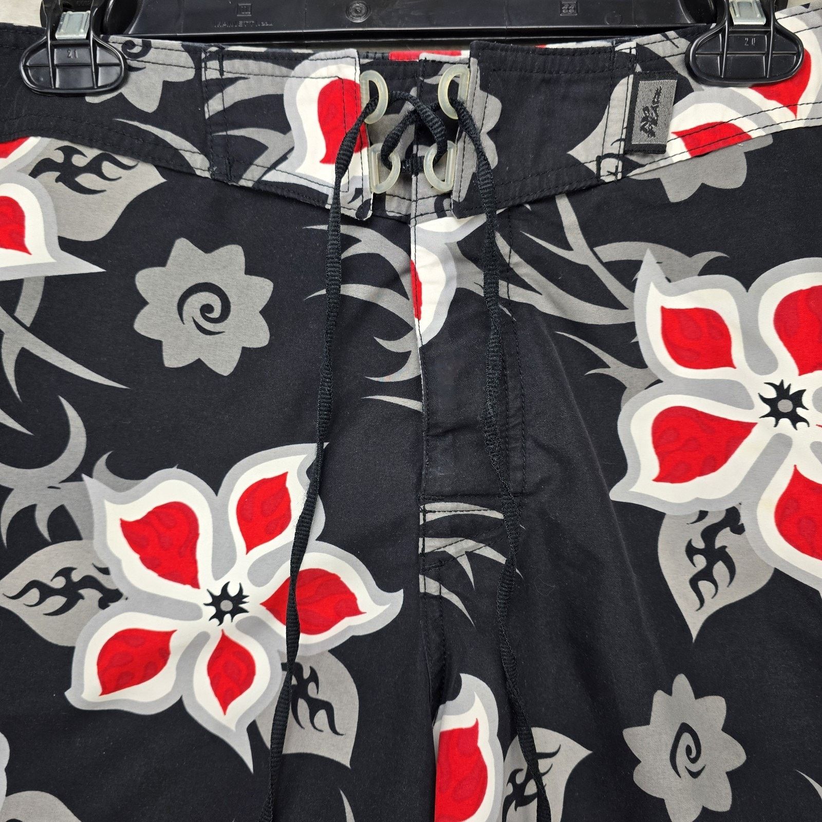 No Fear No Fear Board Shorts Mens 34 Floral Trival Swim Trunks Y2K Size US 34 / EU 50 - 2 Thumbnail
