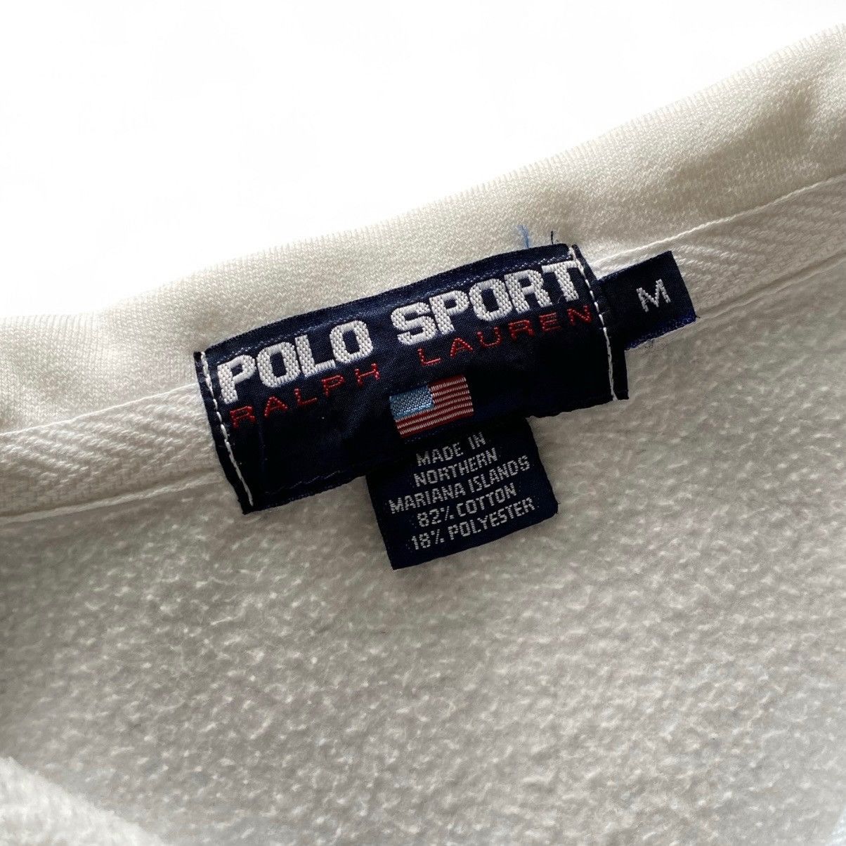 Polo Ralph Lauren VINTAGE POLO SPORT HALF ZIPPER SWEATSHIRT Size US M / EU 48-50 / 2 - 5 Thumbnail