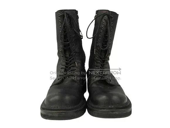 Yohji Yamamoto Yohji Yamamoto Black Leather Military Boots. Size US 9 / EU 42 - 3 Thumbnail