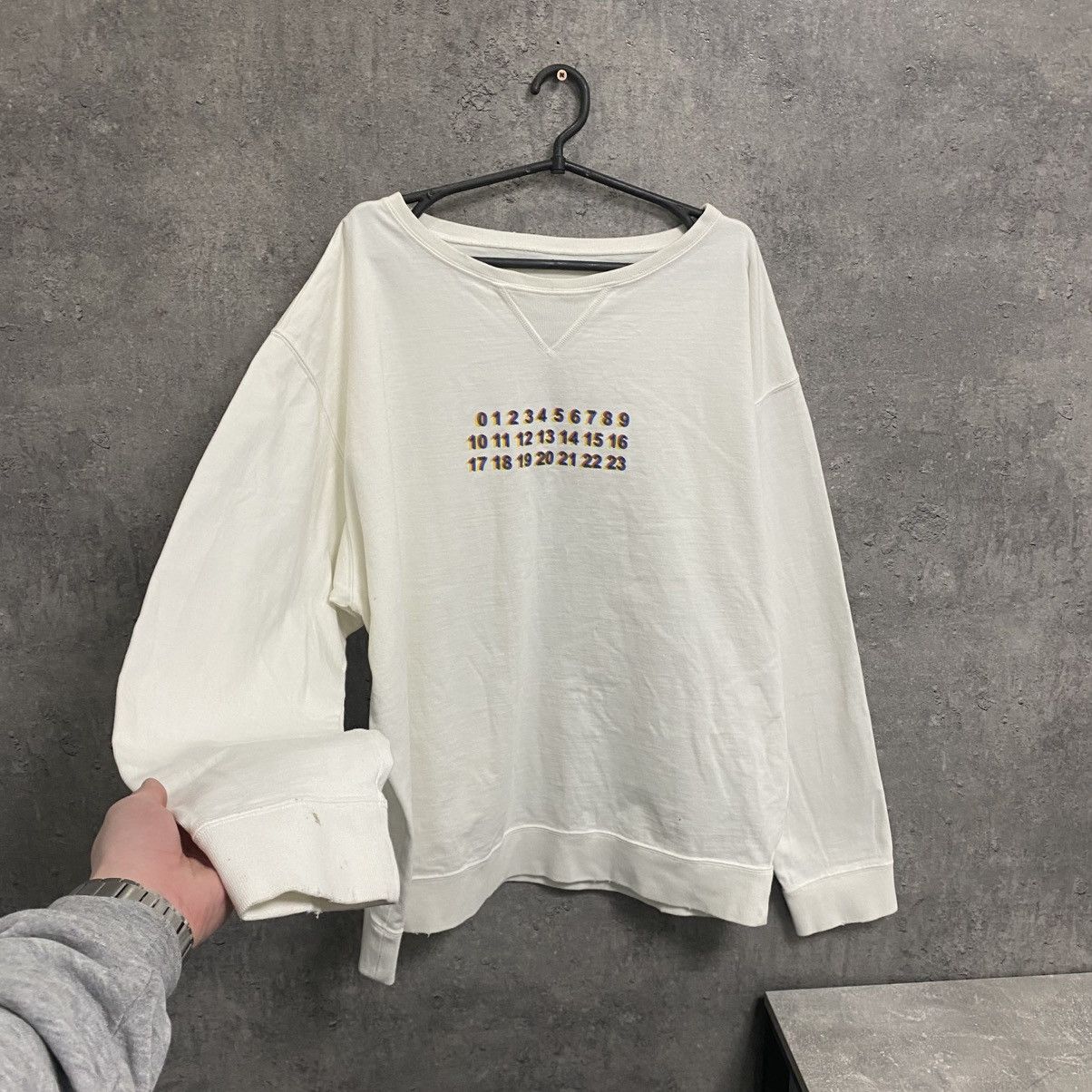 Maison Margiela Maison Margiela Sweatshirt Big Logo Oversized Size US S / EU 44-46 / 1 - 2 Thumbnail