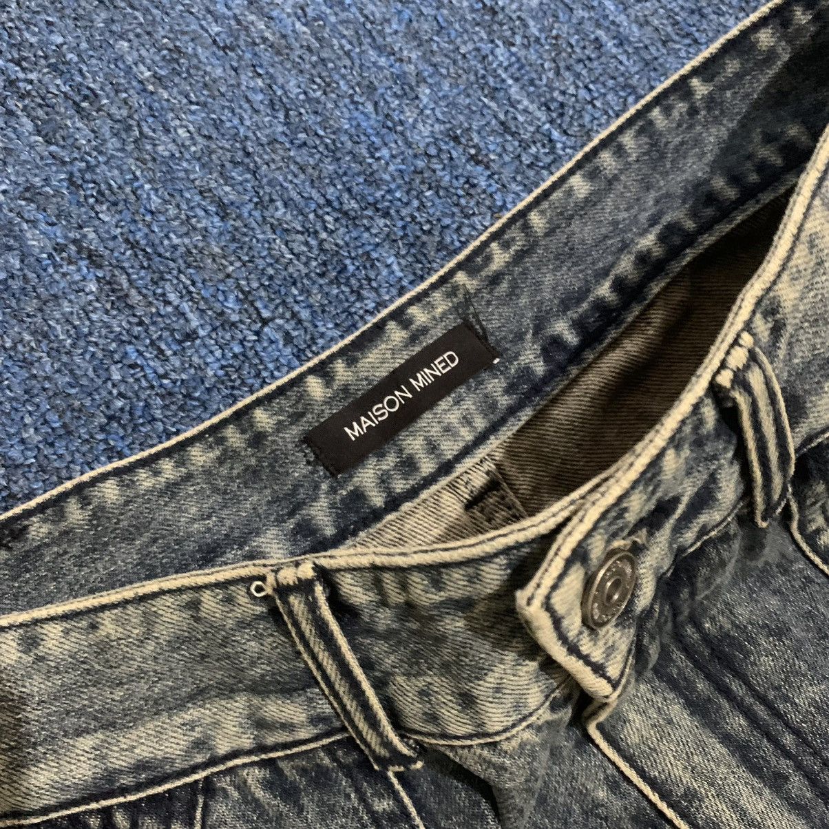 Japanese Brand Vtg denim cargo pants grunge style Size US 35 - 7 Thumbnail