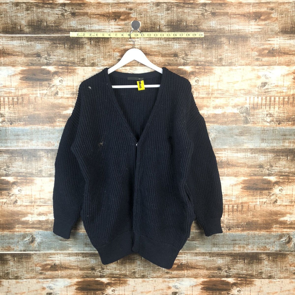 Homespun Knitwear × Japanese Brand Heather Black Cardigan Knitwear #A2000 Size US XL / EU 56 / 4 - 1 Thumbnail