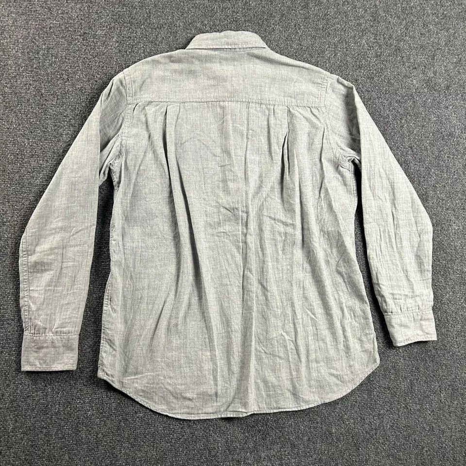 Uniqlo Uniqlo Flannel Shirt Mens Small Gray Pocket Cotton Adults Size US S / EU 44-46 / 1 - 4 Thumbnail