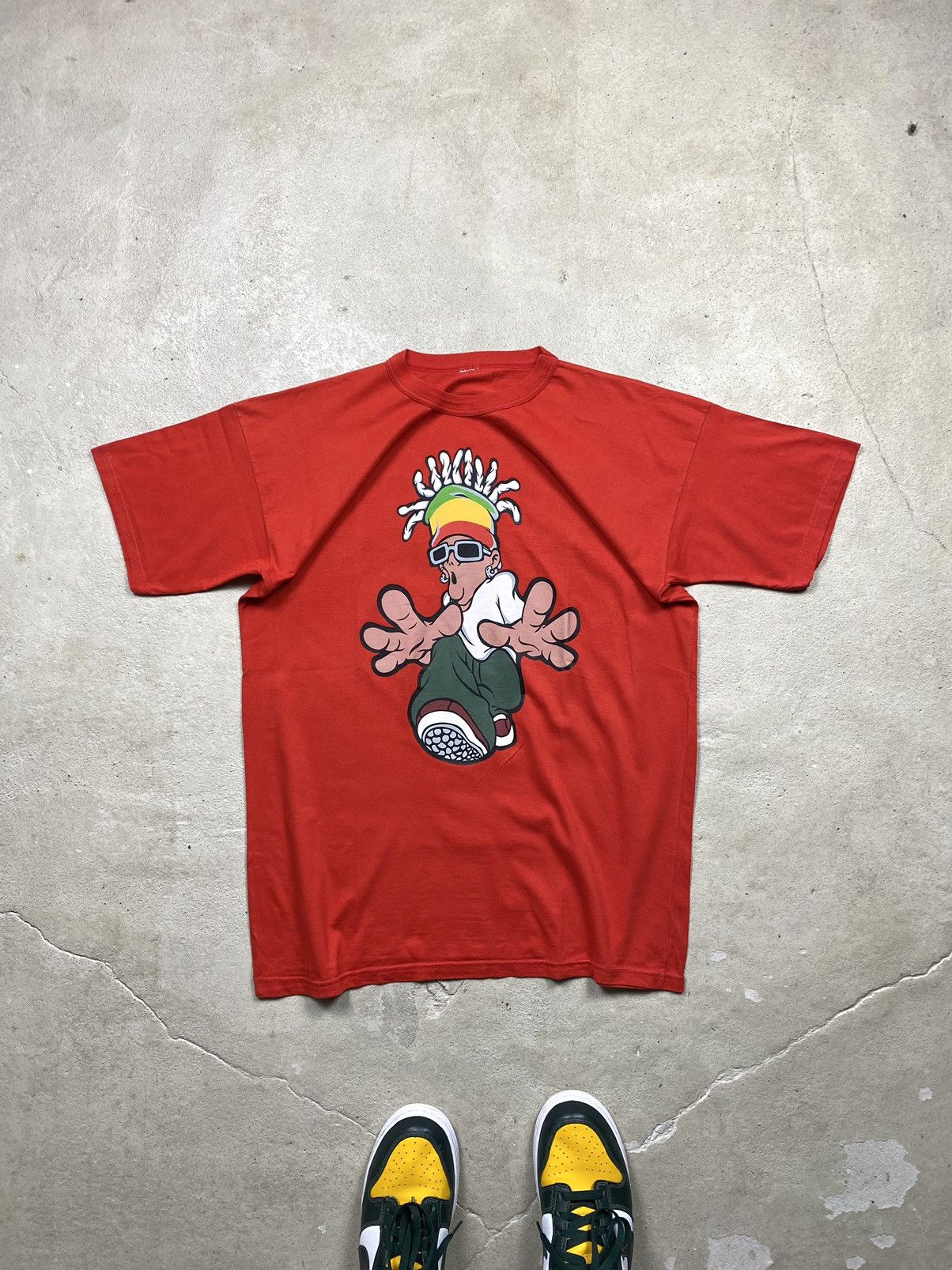 Rap Tees × Vintage Y2K Vintage Hip Hop Rap Style T Shirt Hippy Vision Shortys Size US XL / EU 56 / 4 - 1 Thumbnail