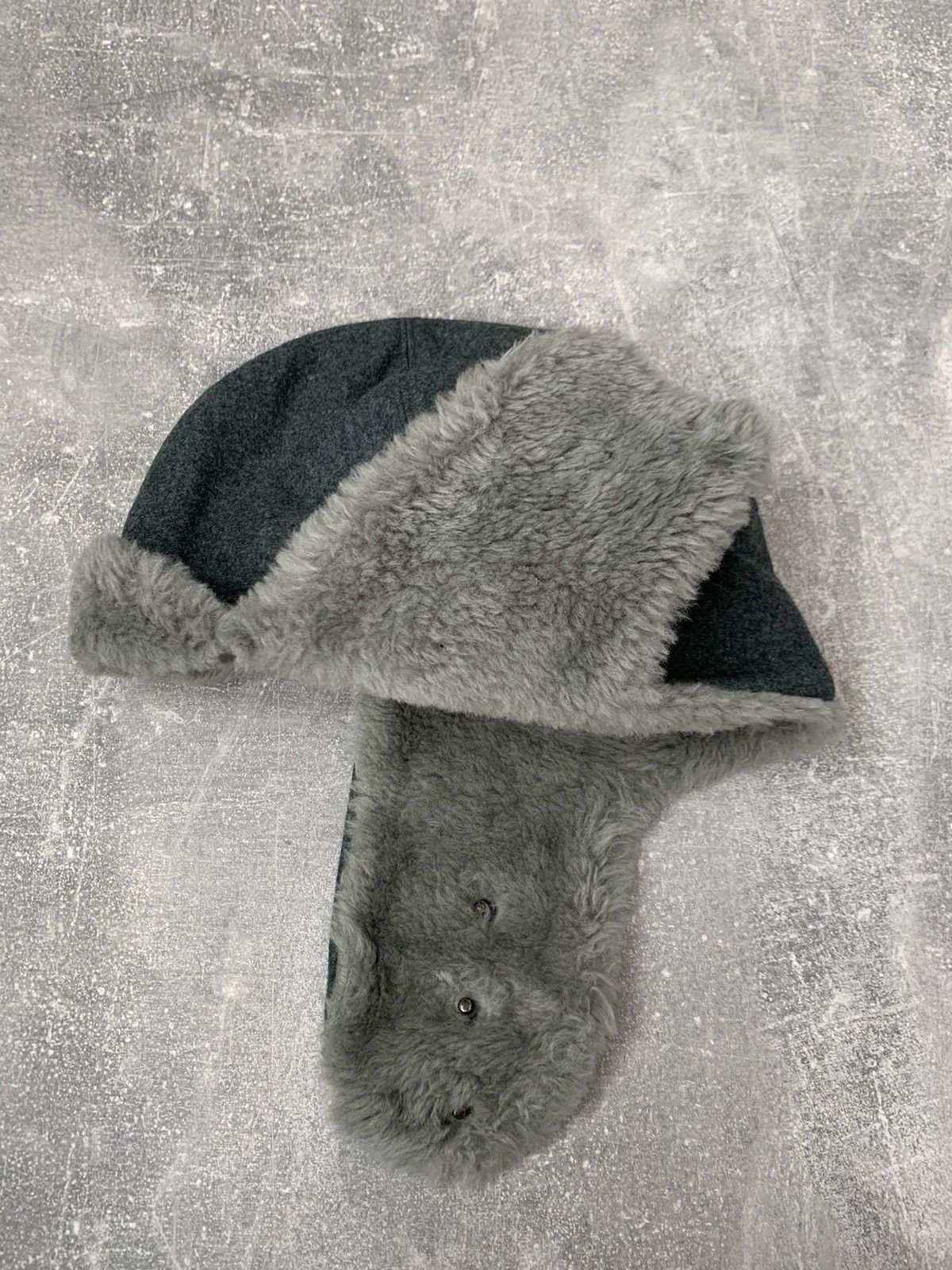Japanese Brand × Vintage Rare y2k mohair hat ushanka fuzzy fur style Size ONE SIZE - 4 Thumbnail