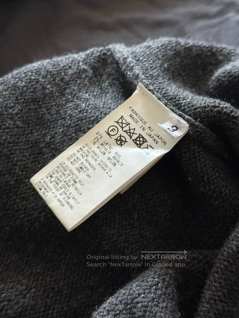 Yohji Yamamoto Yohji Yamamoto 21 AW Grey Dahlia Turtleneck Sweater Size US L / EU 52-54 / 3 - 5 Thumbnail