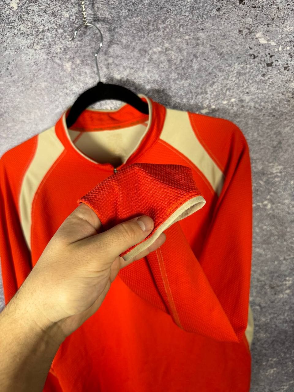 Nike × Nike ACG × Vintage Vintage Nike ACG Termo Quater Zip Sweatshirt Orange Medium Size US M / EU 48-50 / 2 - 9 Thumbnail