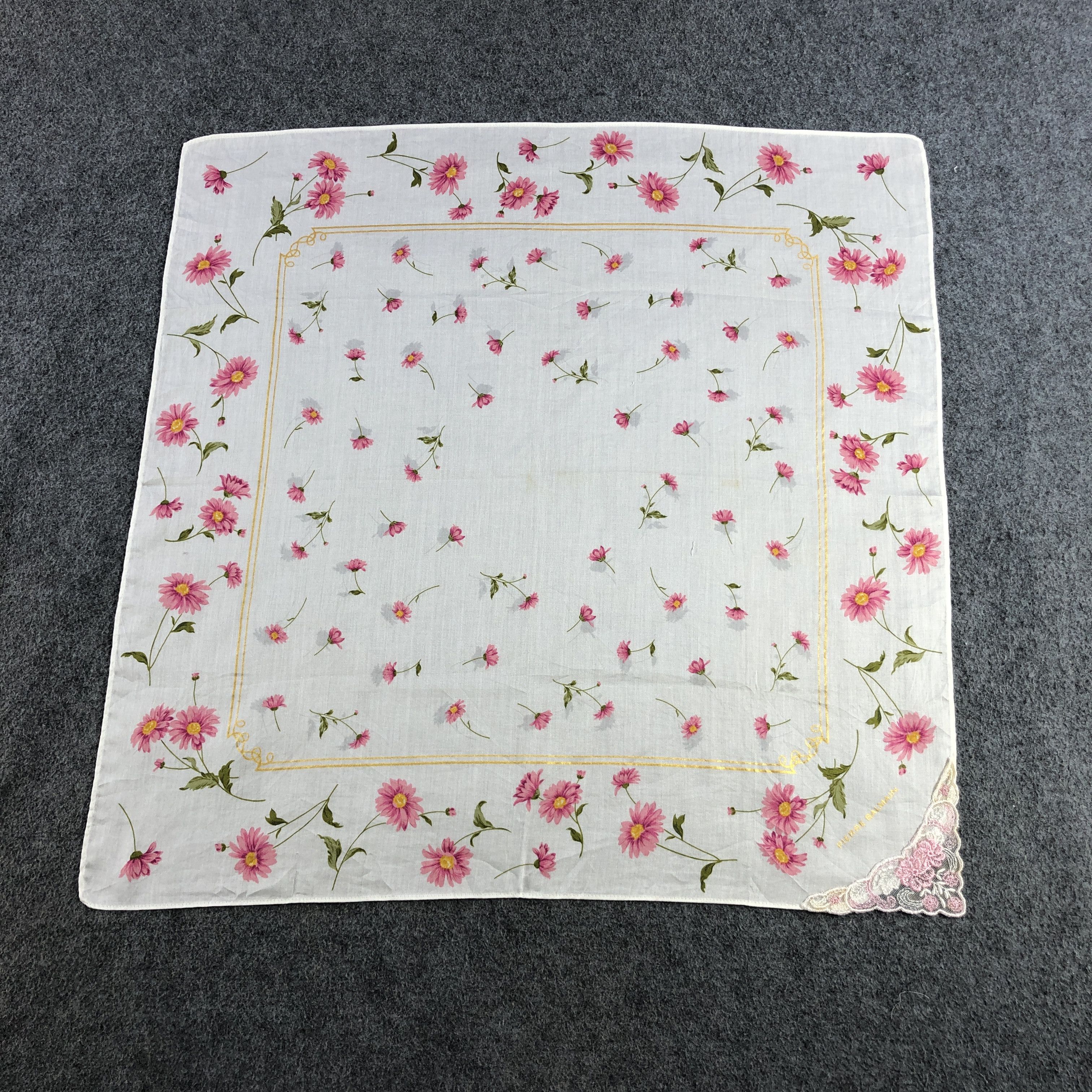 Pierre Balmain × Vintage Pierre Balmain Handkerchief Neckerchief Bandana H2427 Size ONE SIZE - 2 Thumbnail