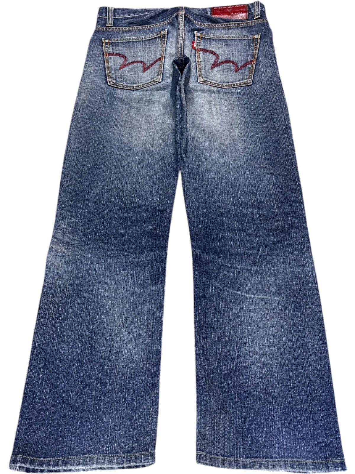 Edwin × Japanese Brand Vintage Japanese Edwin 503 Faded Wash Loose Jeans Size US 32 / EU 48 - 2 Thumbnail