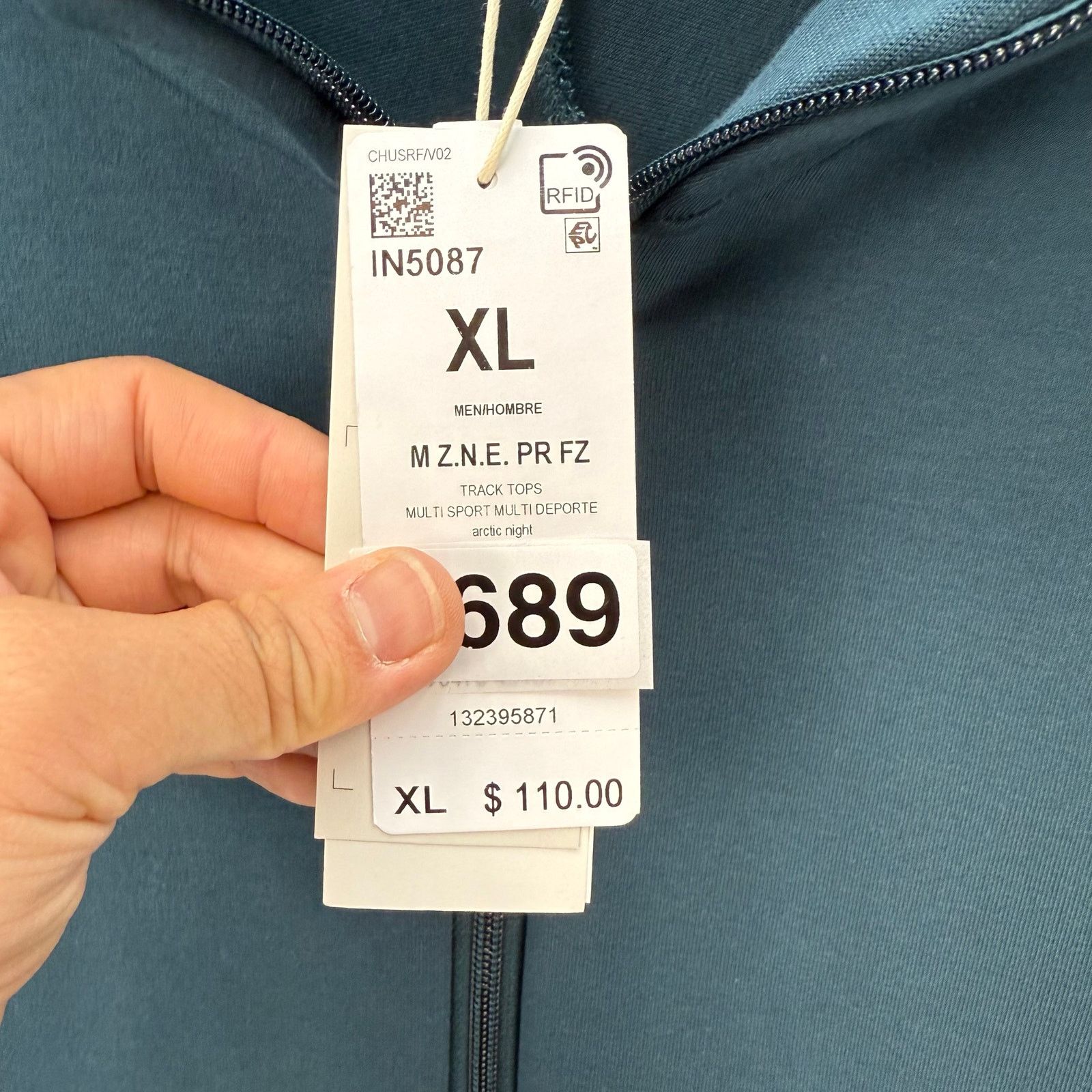 Adidas ADIDAS MEN'S XLARGE Z.N.E. PREMIUM FULL ZIP HOODED TRACK Size US XL / EU 56 / 4 - 3 Thumbnail