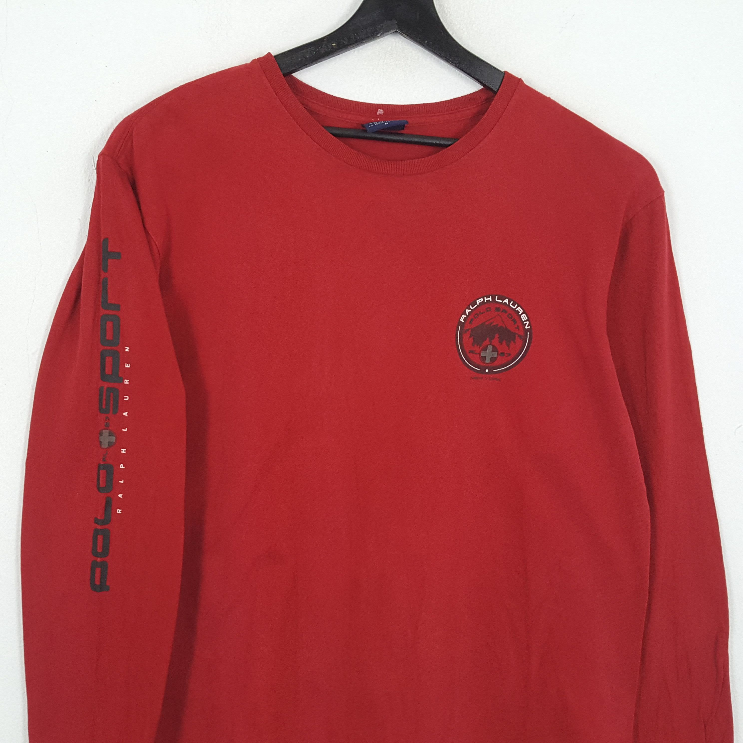 Polo Ralph Lauren × Vintage POLO SPORT RALPH LAUREN Spellout Design Long Sleeve Tshirt Size US L / EU 52-54 / 3 - 2 Thumbnail