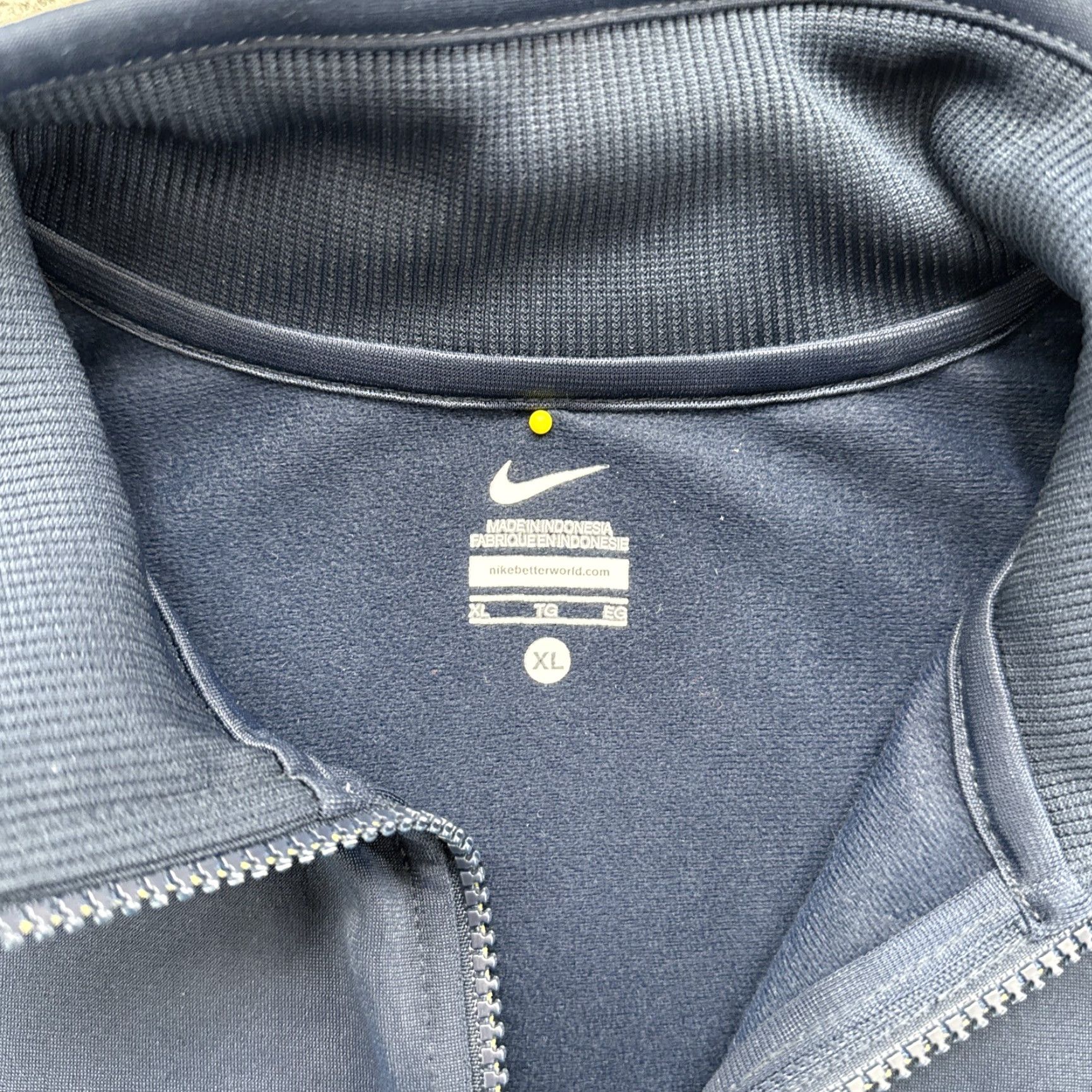 Nike Nike Training Full Zip Track Jacket Women's XL Blue Pockets 613658-451 Size XL / US 12-14 / IT 48-50 - 3 Thumbnail