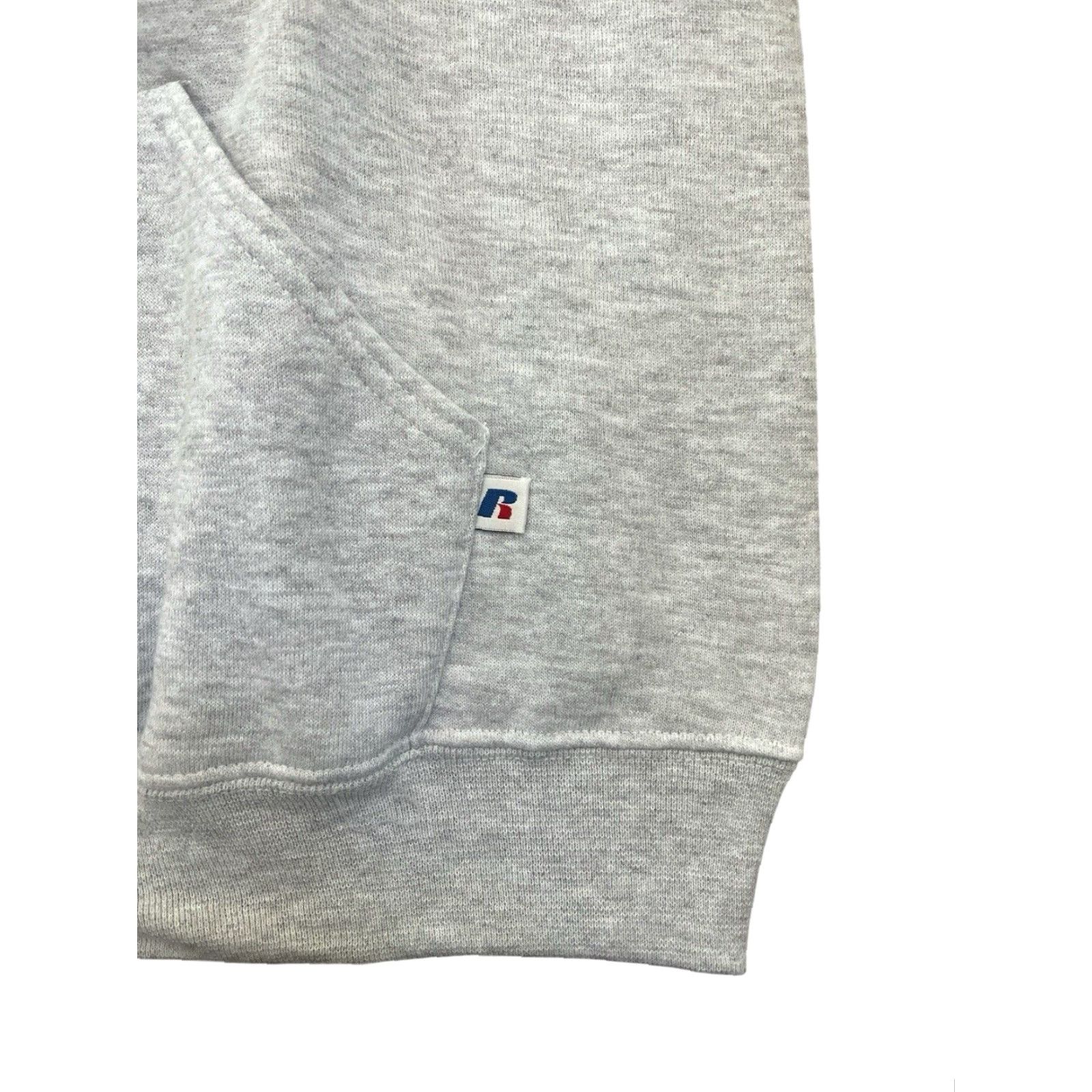 Russell Athletic VINTAGE Russell Athletic Hoodie Mens L Gray Deadstock NWT 2010s Pullover Long 27" 24.5" 24" Sleeves birch grey Mens Size US L / EU 52-54 / 3 - 5 Thumbnail
