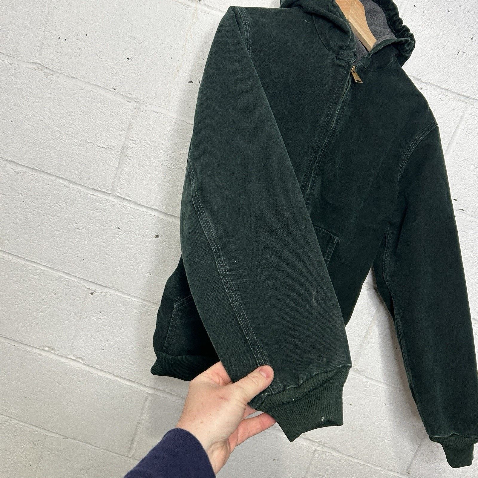 Carhartt Vintage Carhartt Hooded Active Jacket “Spruce” YYJ159 SPC Size S / US 4 / IT 40 - 7 Thumbnail