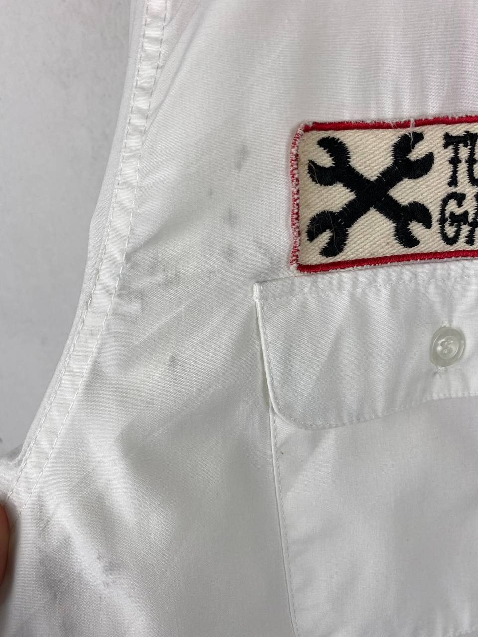 Other ten strikes garment white workwear shirt embroided Size US XL / EU 56 / 4 - 9 Thumbnail