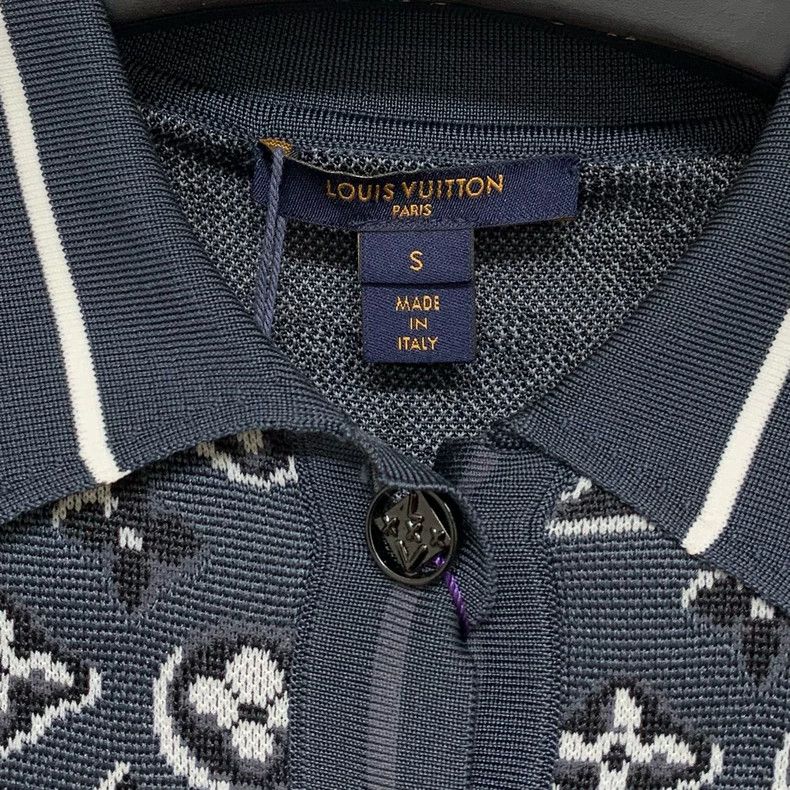 Louis Vuitton Louis Vuitton Old flower full print knit short sleeves 250 Size S / US 4 / IT 40 - 3 Thumbnail