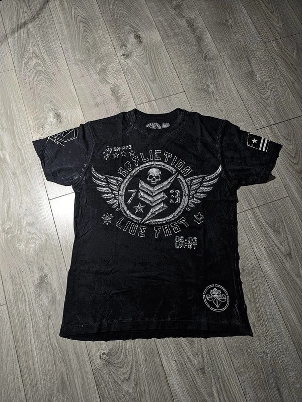 Affliction × Haunted Mound Affliction Tshirt rare Size US L / EU 52-54 / 3 - 1 Thumbnail