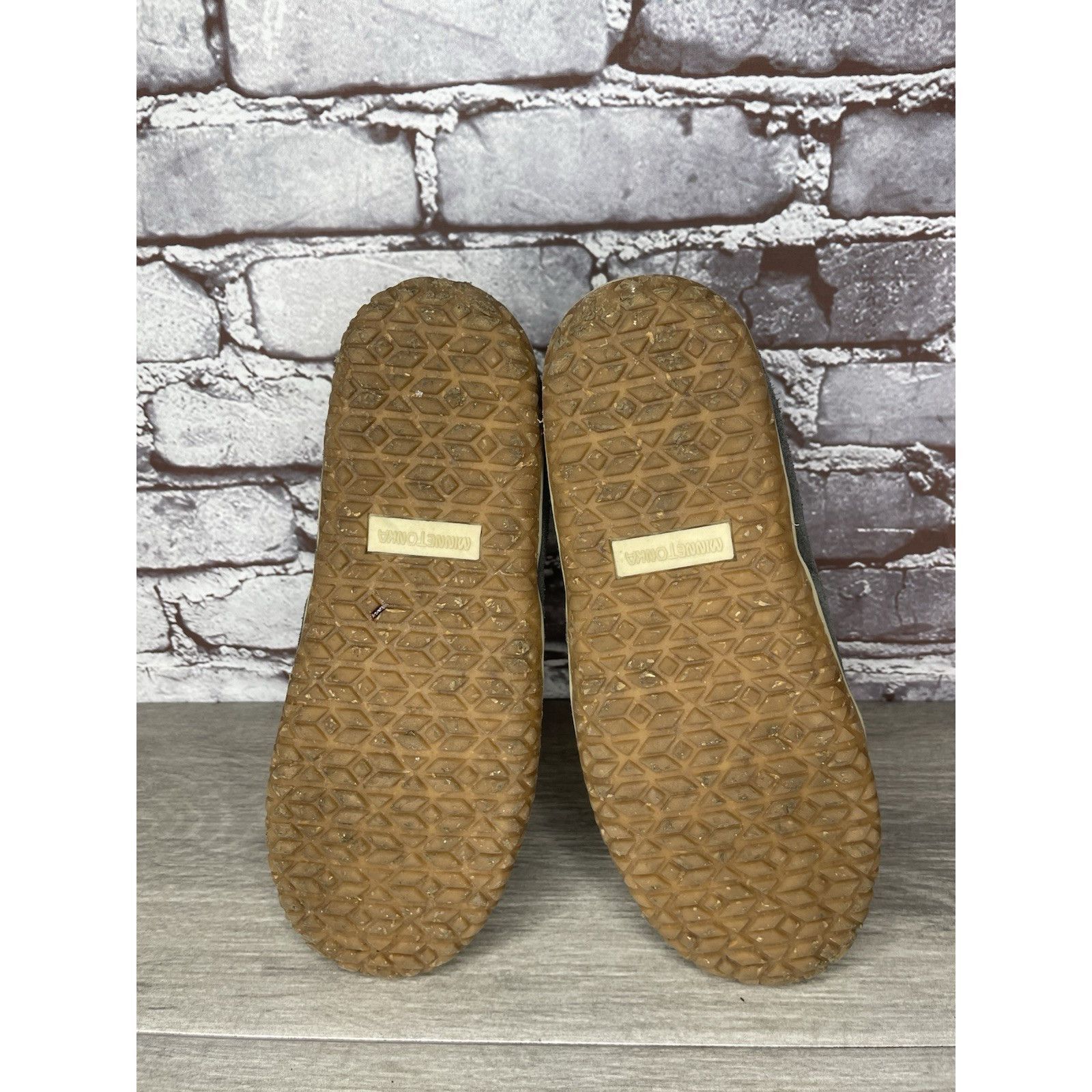 Minnetonka Minnetonka Tucson Gray Suede Southwestern Fur Lined Booties Size US 7 / IT 37 - 19 Thumbnail