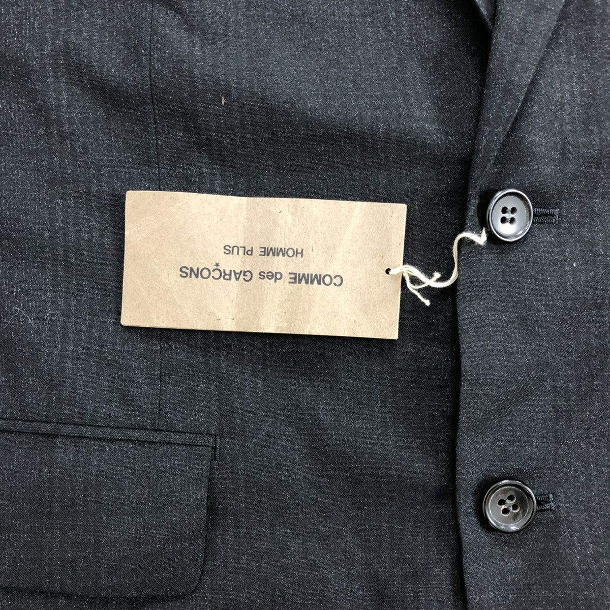 Comme des Garcons × Comme des Garcons Homme Plus AW91 Runaway Comme Des Garcons Homme Plus CDG Blazers Jacket Size 42S - 8 Thumbnail