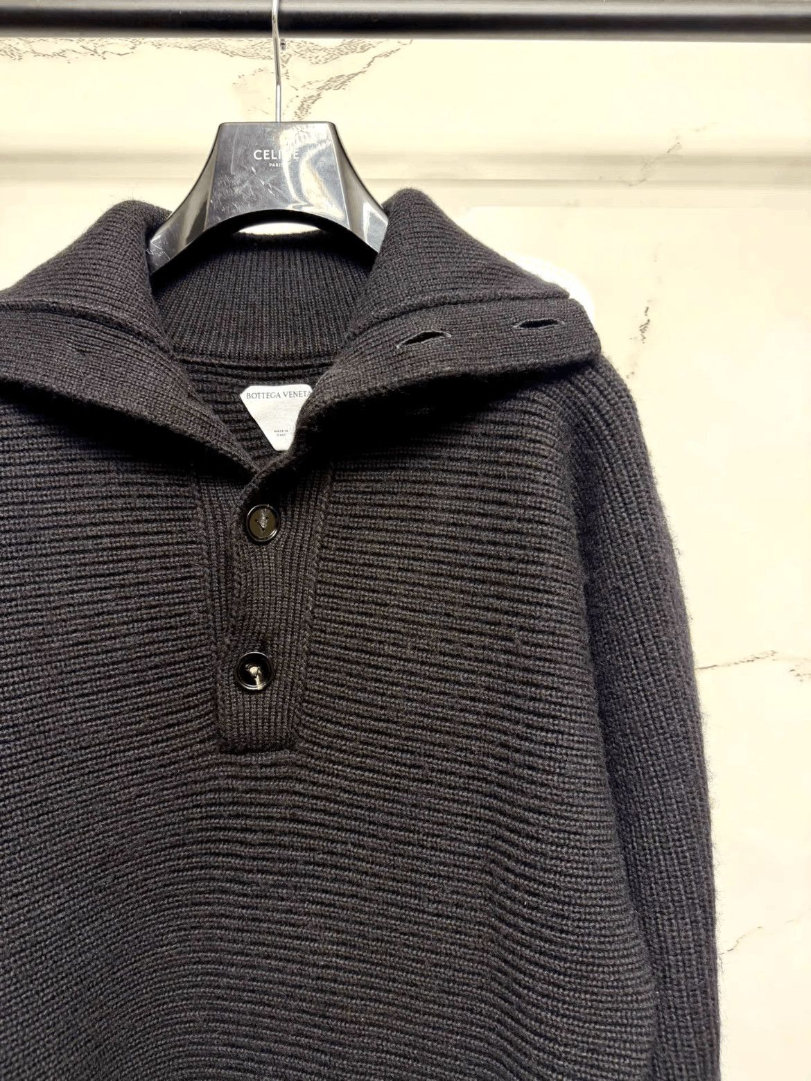 Other Bottega Veneta Bottega Veneta Runway Knitwear Button Up Ne Size US XL / EU 56 / 4 - 2 Thumbnail