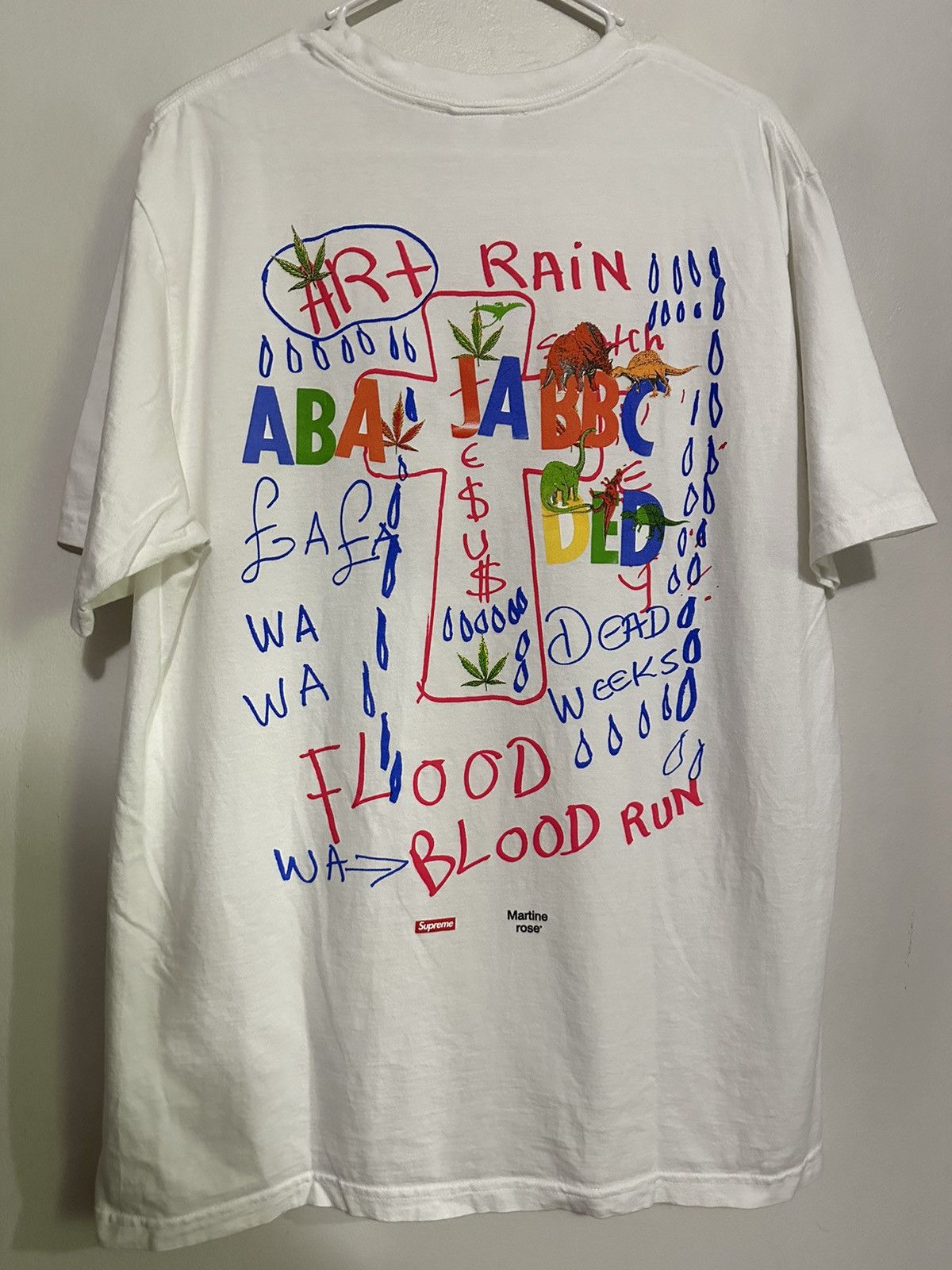 Supreme Supreme Martine Rose Lee Scratch Perry Tee Size US L / EU 52-54 / 3 - 3 Thumbnail
