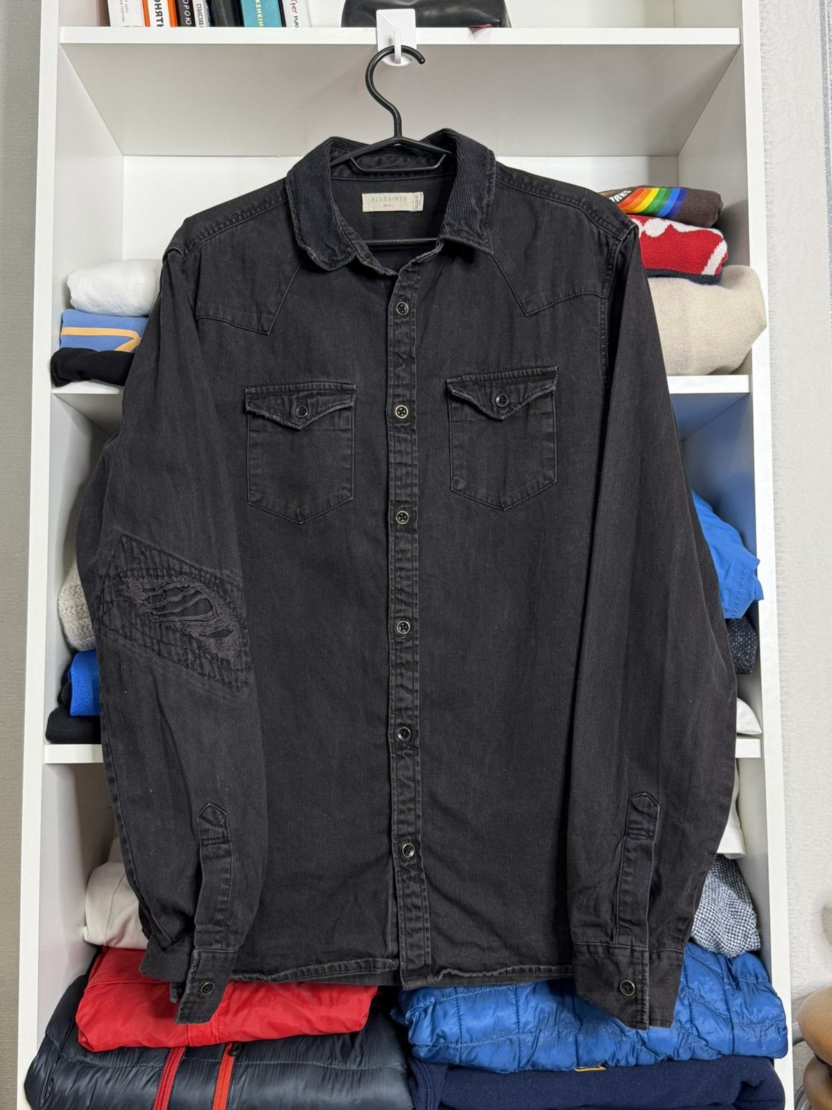 Allsaints Allsainta Avant Gard Denim Jacket size S Size US S / EU 44-46 / 1 - 1 Thumbnail