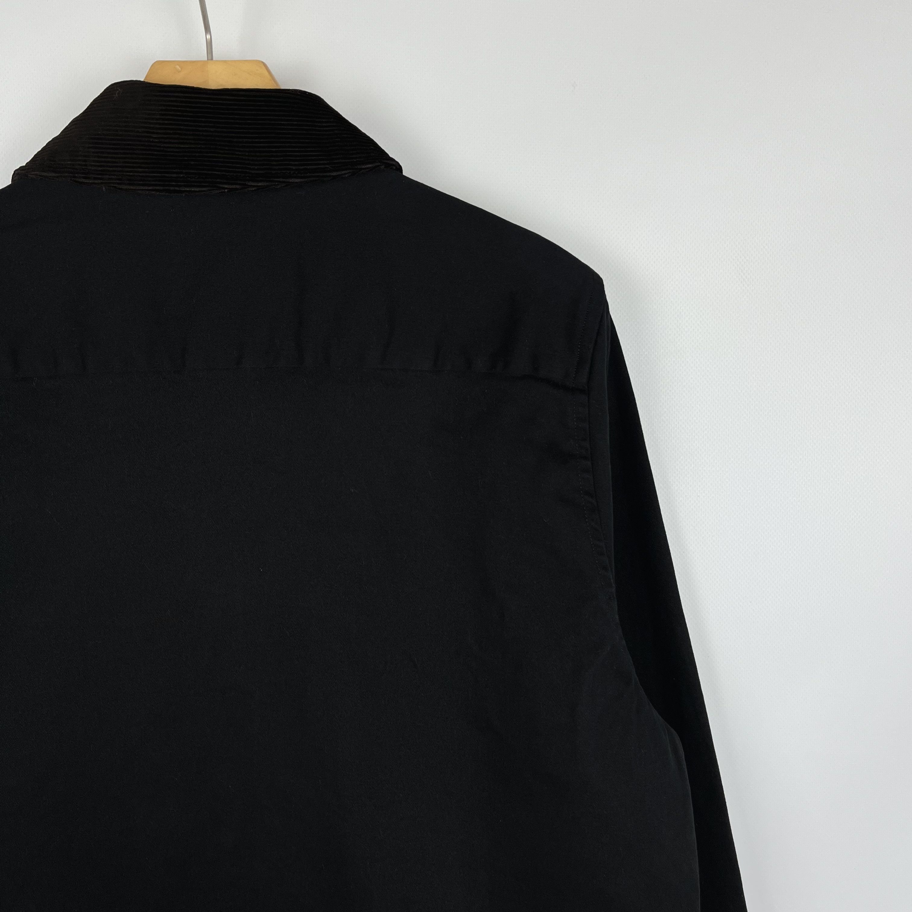 Percival Designer Percival Twill Black Chore Coat Jacket Size US L / EU 52-54 / 3 - 18 Thumbnail