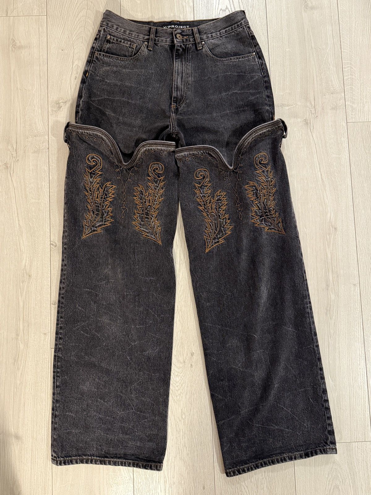 Y/Project Y/Project Maxi Cowboy High Cuff Jeans | Grailed